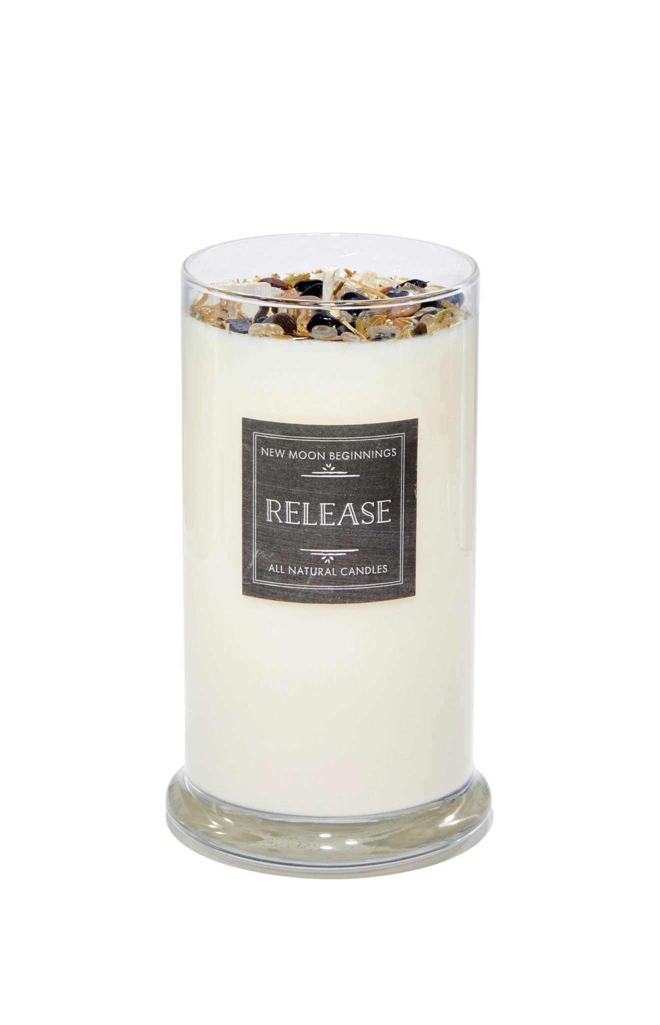 Ritual and Manifestation Candles, Soy Candle, Crystal Candle