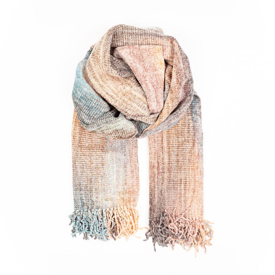 Handwoven Bamboo Chenille Scarf