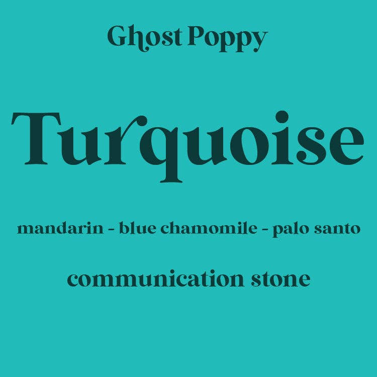 Turquoise Perfume Oil