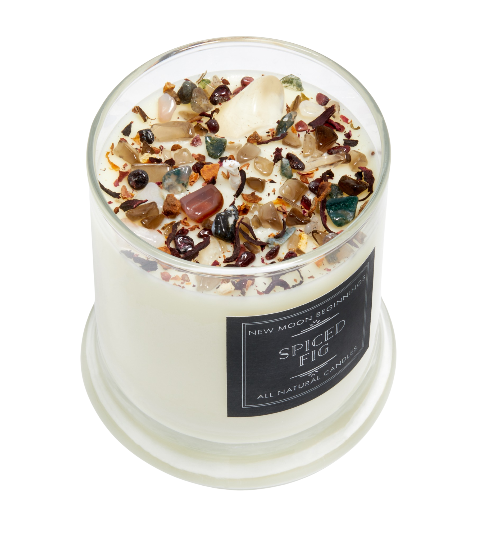 Spiced Fig Candles - Crystal Candles - Fall & Winter Candle