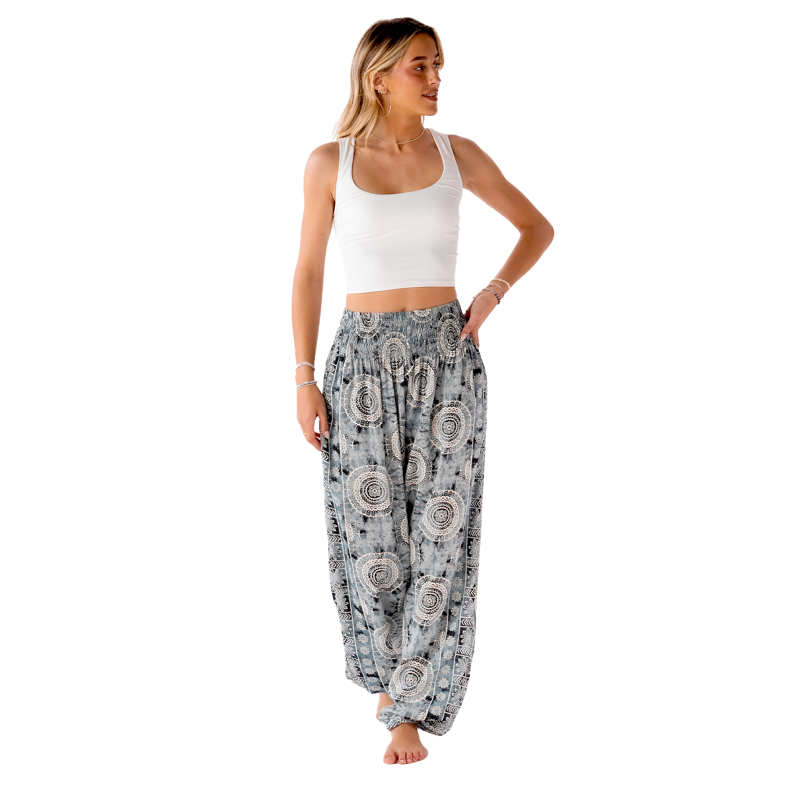 Santa Barbara Harem Pants with Pockets