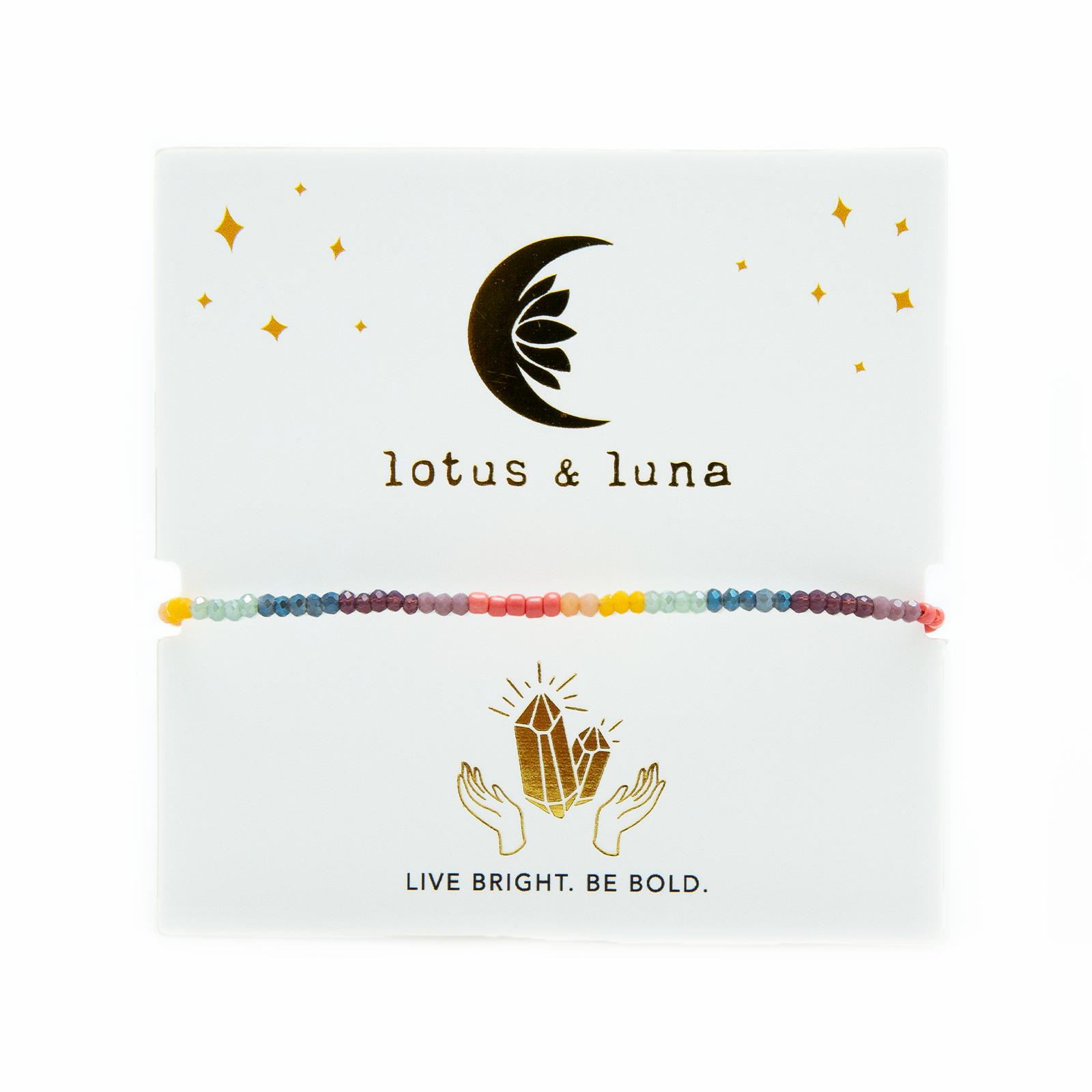 "Live Bright, Be Bold" Goddess Bracelet