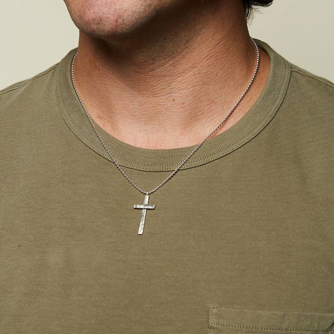 Guided by Faith Cross Men's Necklace