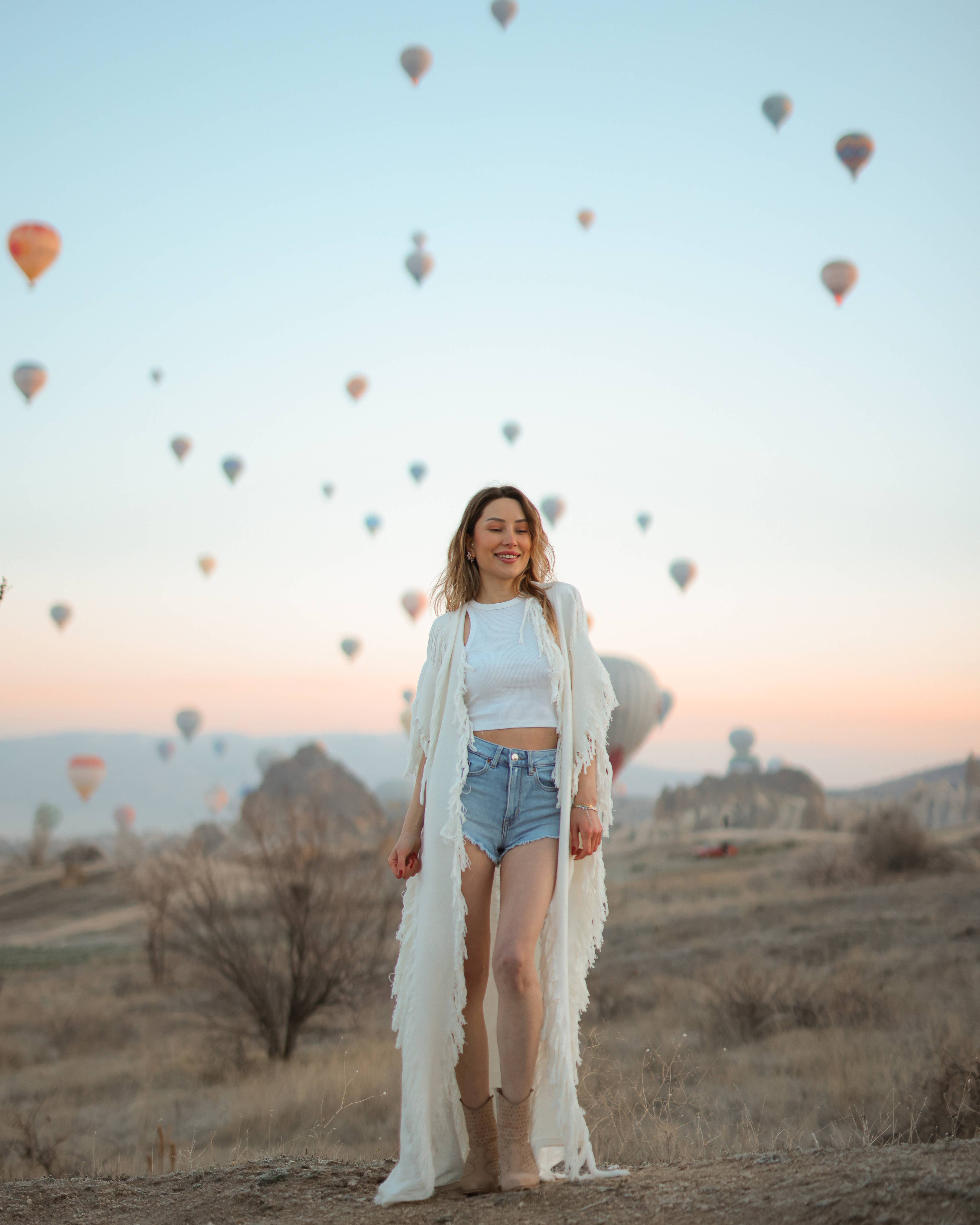 Frayed Festival Kimono Dress