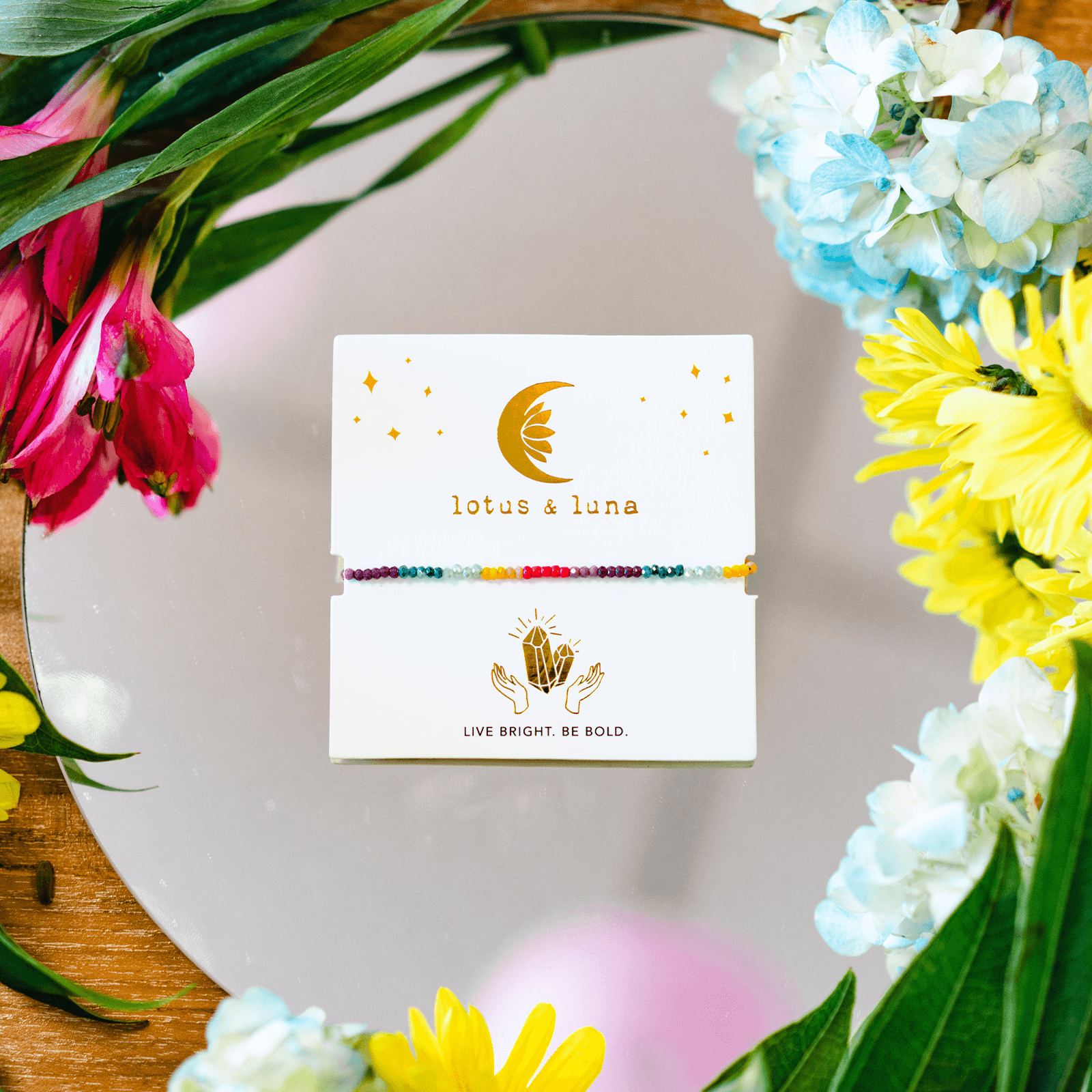 "Live Bright, Be Bold" Goddess Bracelet