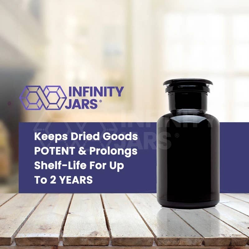 1 Liter Glass-on-Glass Apothecary Jar