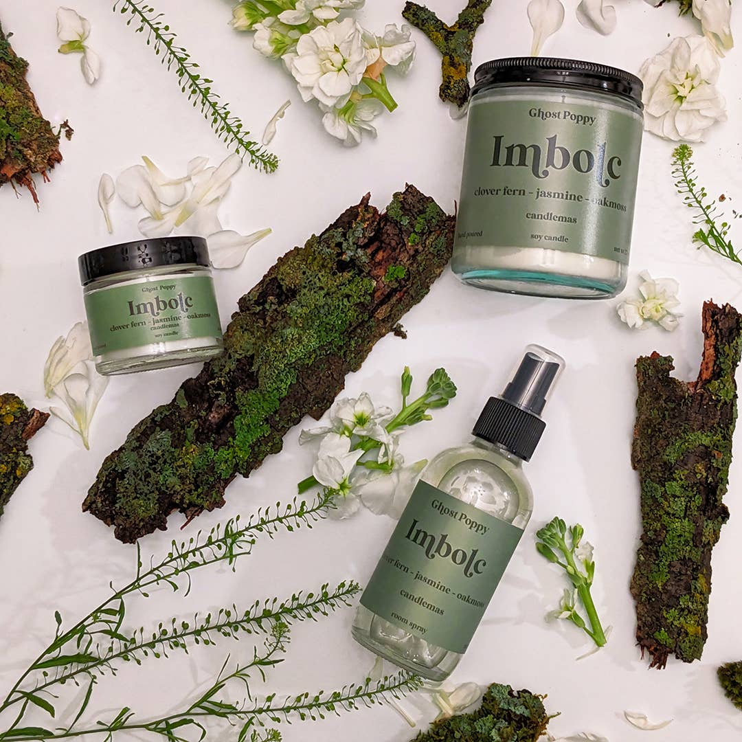 Imbolc Spring Candle