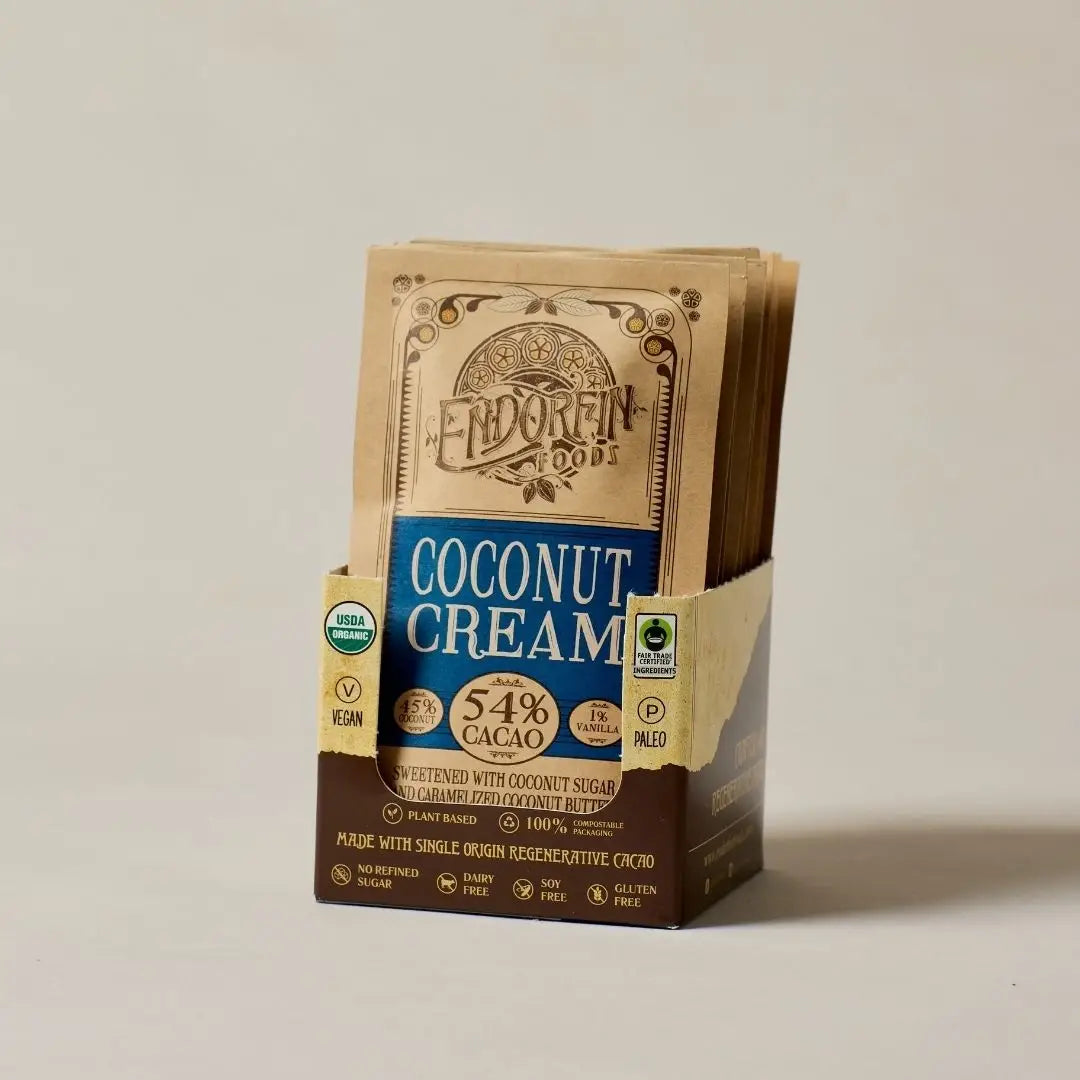 Coconut Cream • Coconut Mylk Chocolate Bar • 54% Cacao