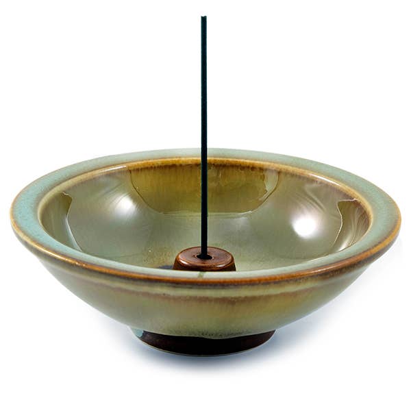 Desert Sage Ceramic Incense Wheel