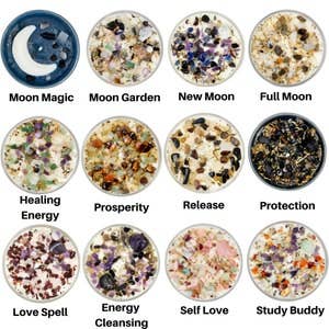 Ritual and Manifestation Candles, Soy Candle, Crystal Candle