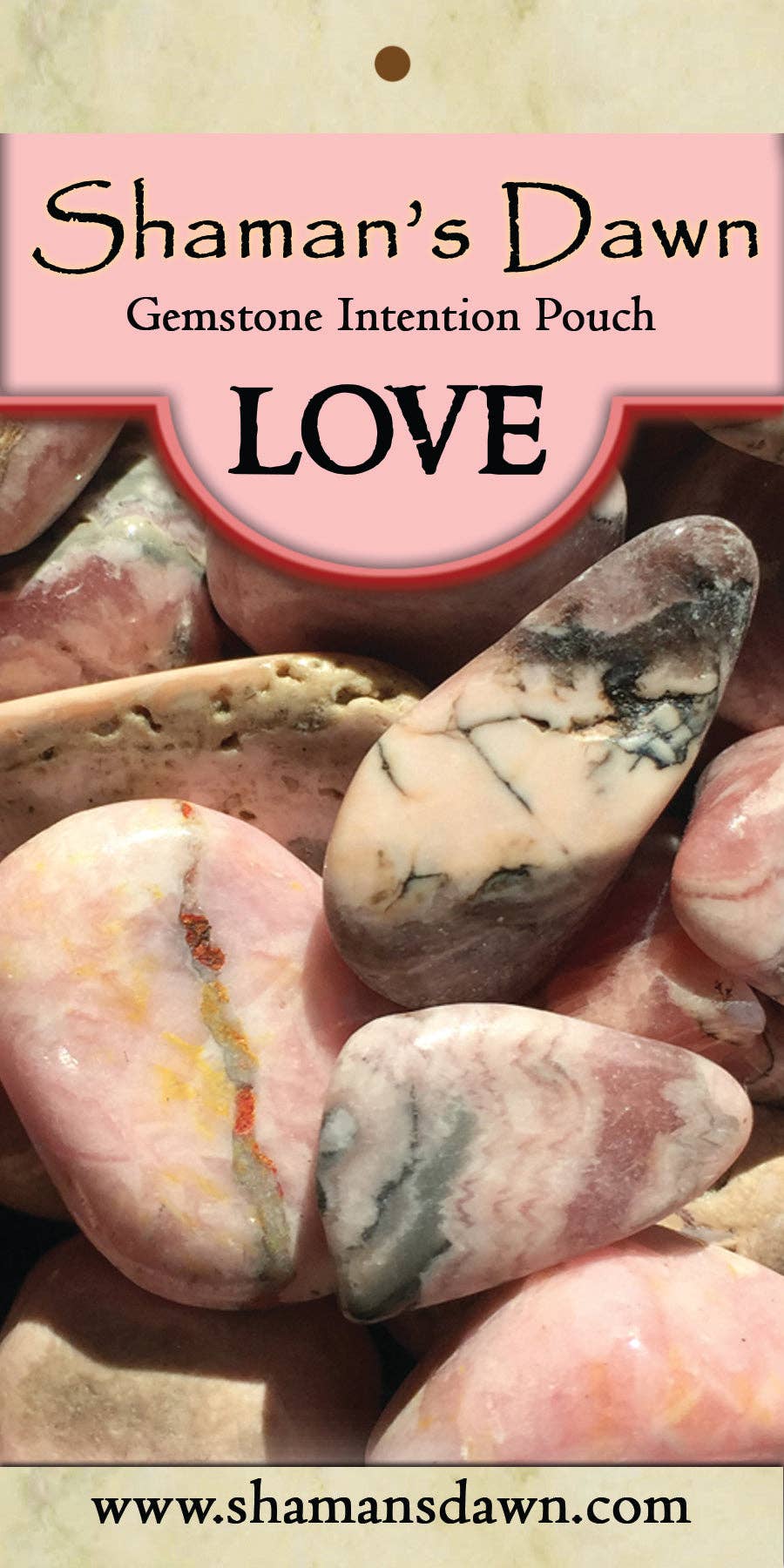 Gemstone Intention Pouch- Love