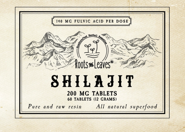 Pure Shilajit Tablets 60ct. - 60 doses