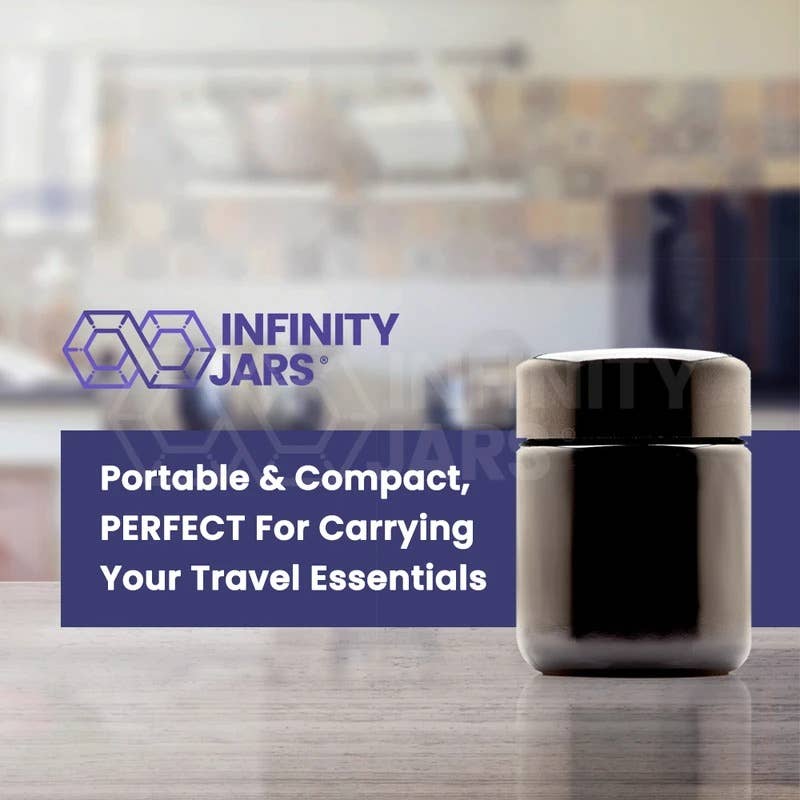 50 ml Tall Glass Screw Top Jar