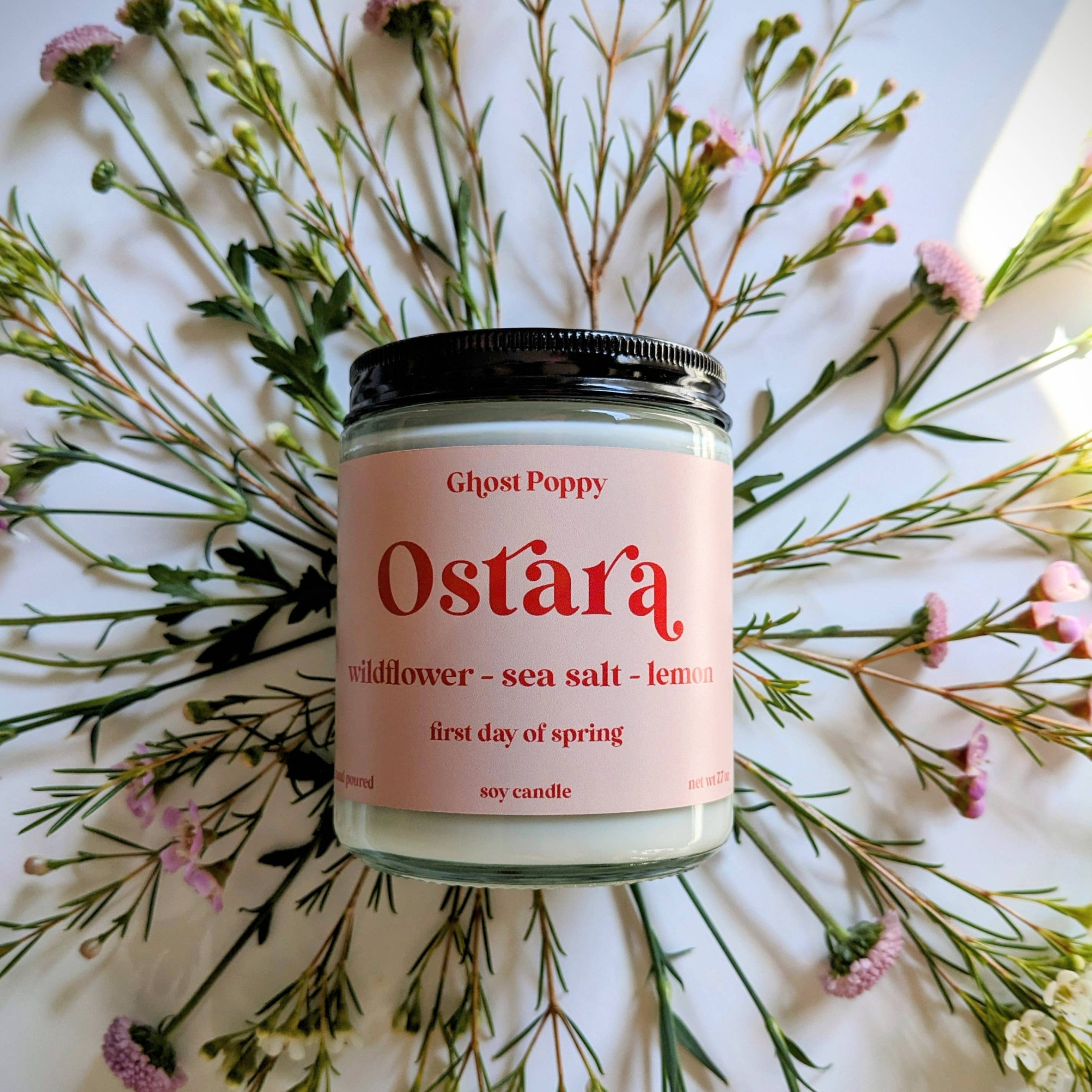 Ostara Spring Candle