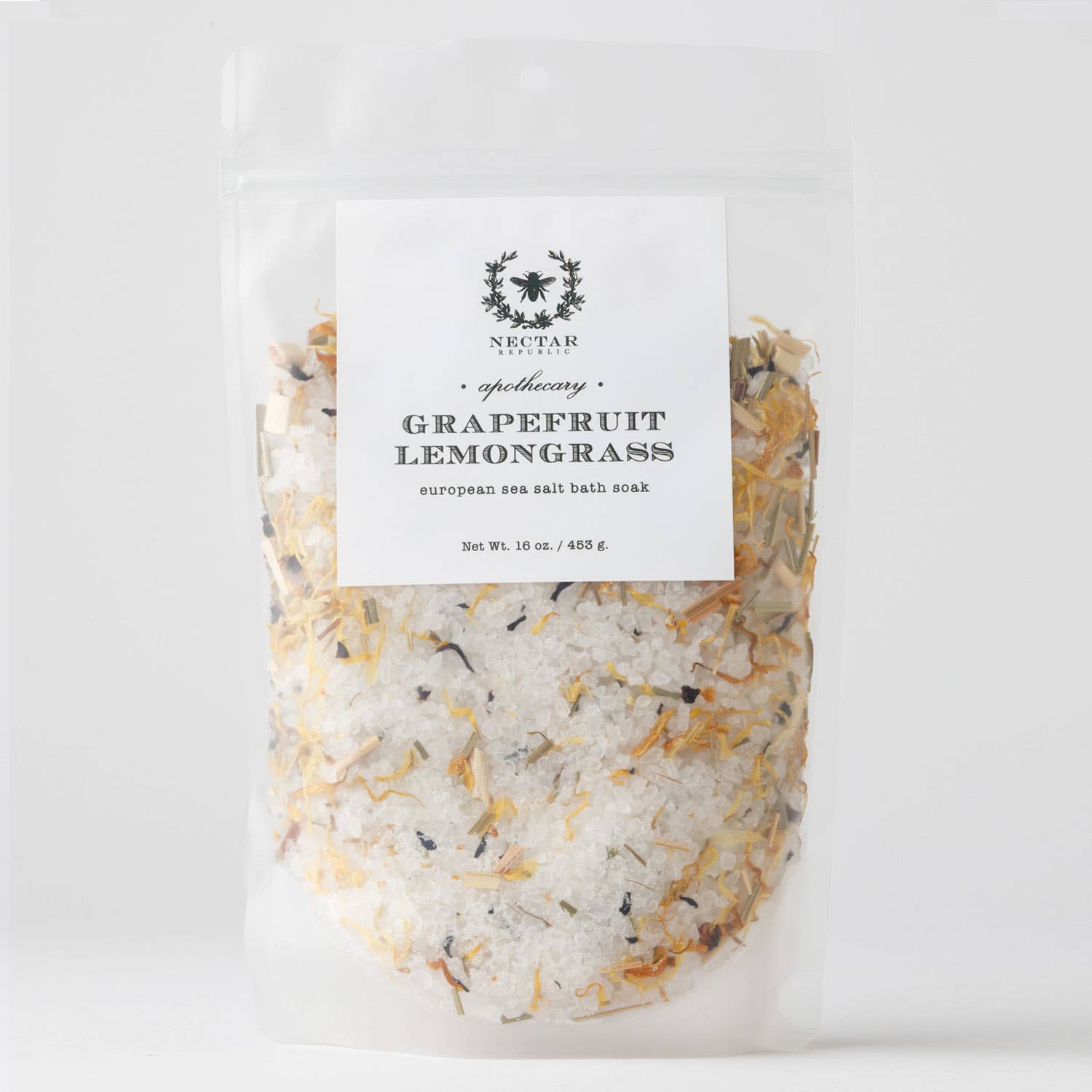 Grapefruit Lemongrass : Bath Soak Refill Pouch