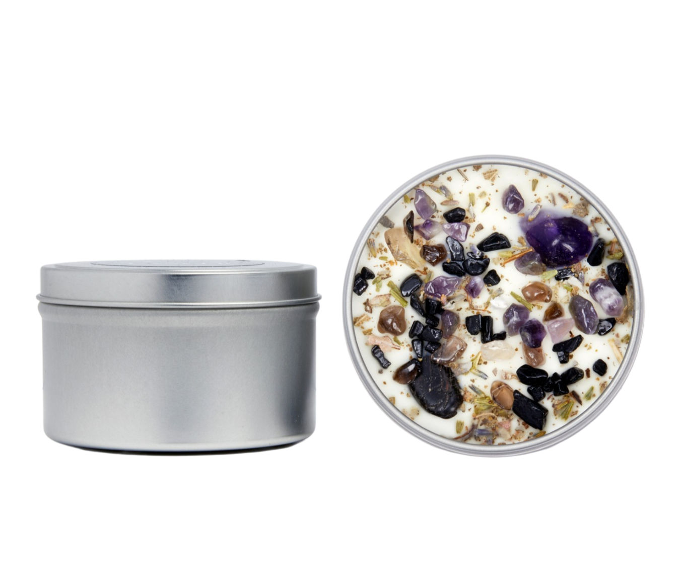 Ritual and Manifestation Candles, Soy Candle, Crystal Candle