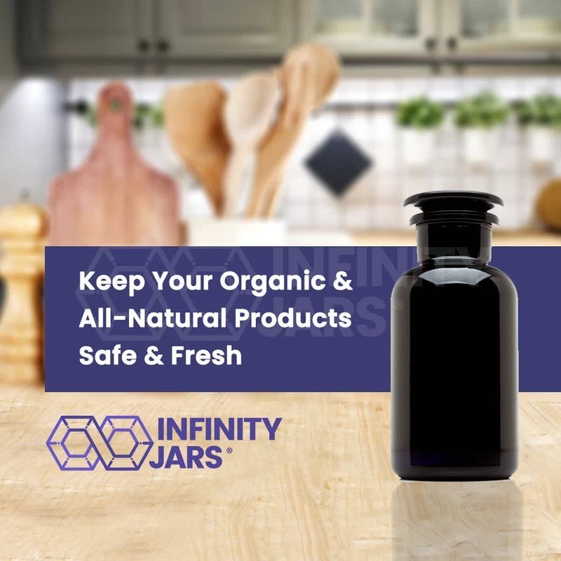 500 ml Glass-on-Glass Apothecary Jar