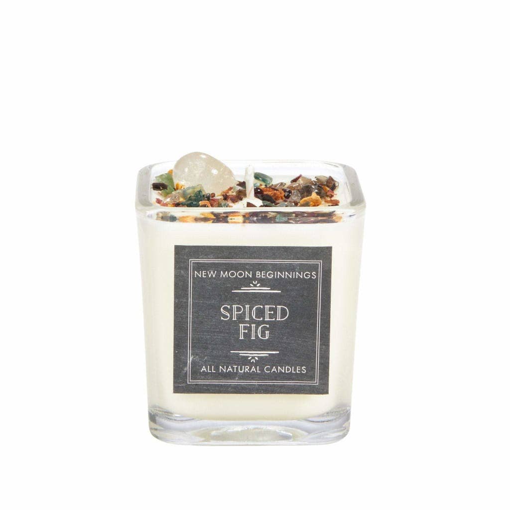 Spiced Fig Candles - Crystal Candles - Fall & Winter Candle