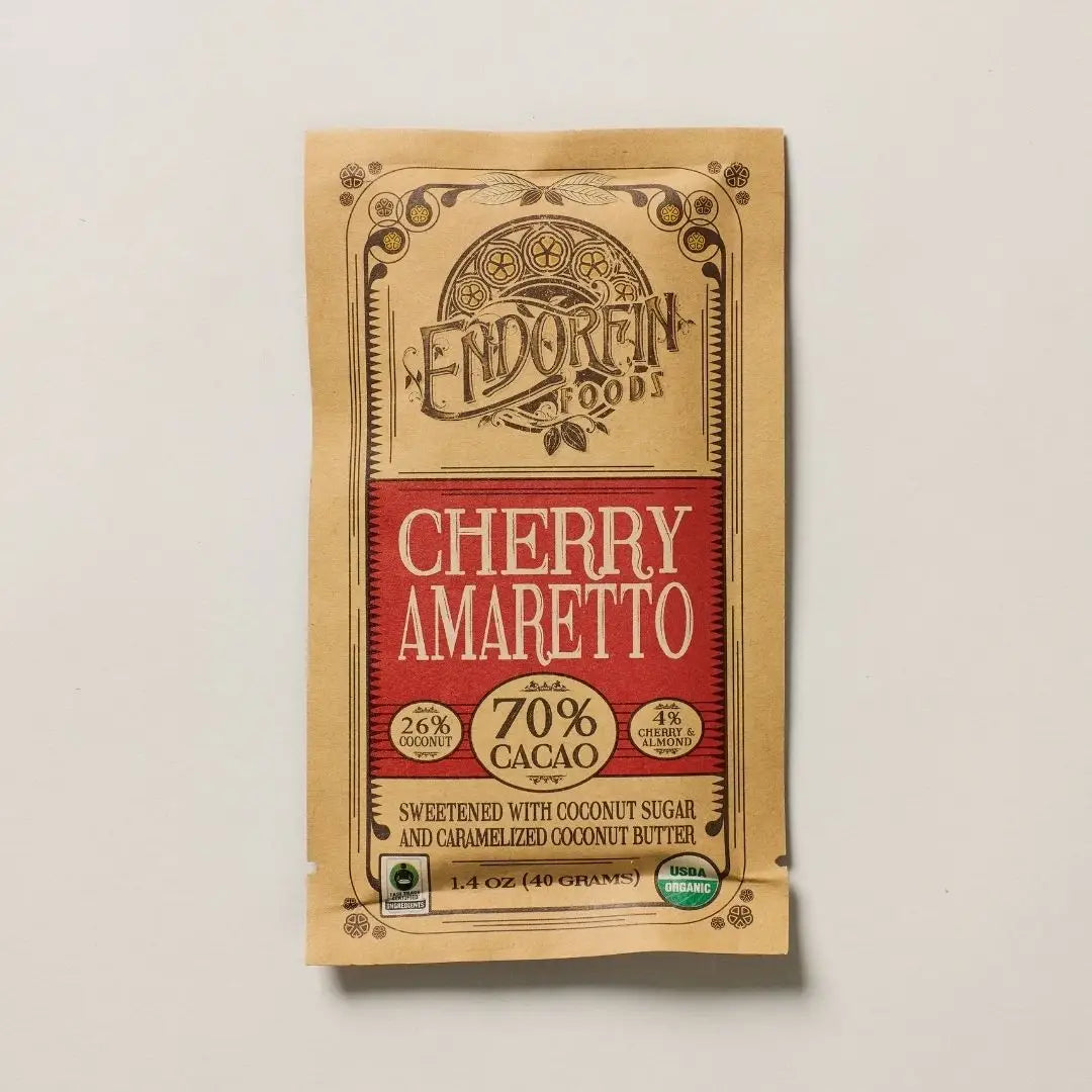 Cherry Amaretto • Dark Chocolate Bar • 70% Cacao