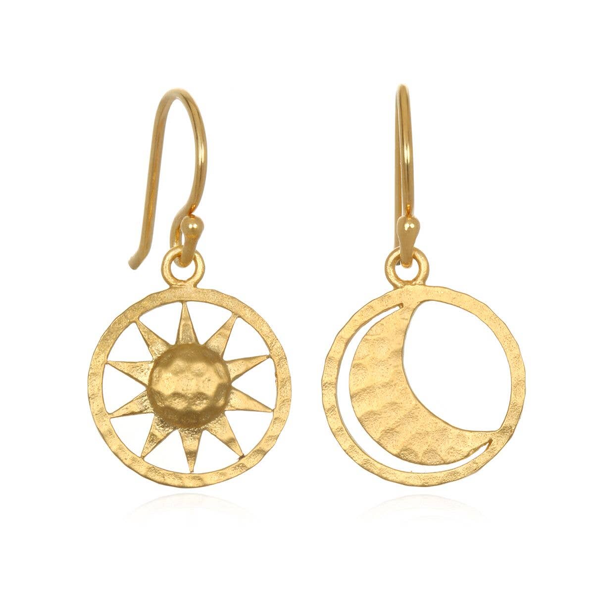Sun and Moon Earrings