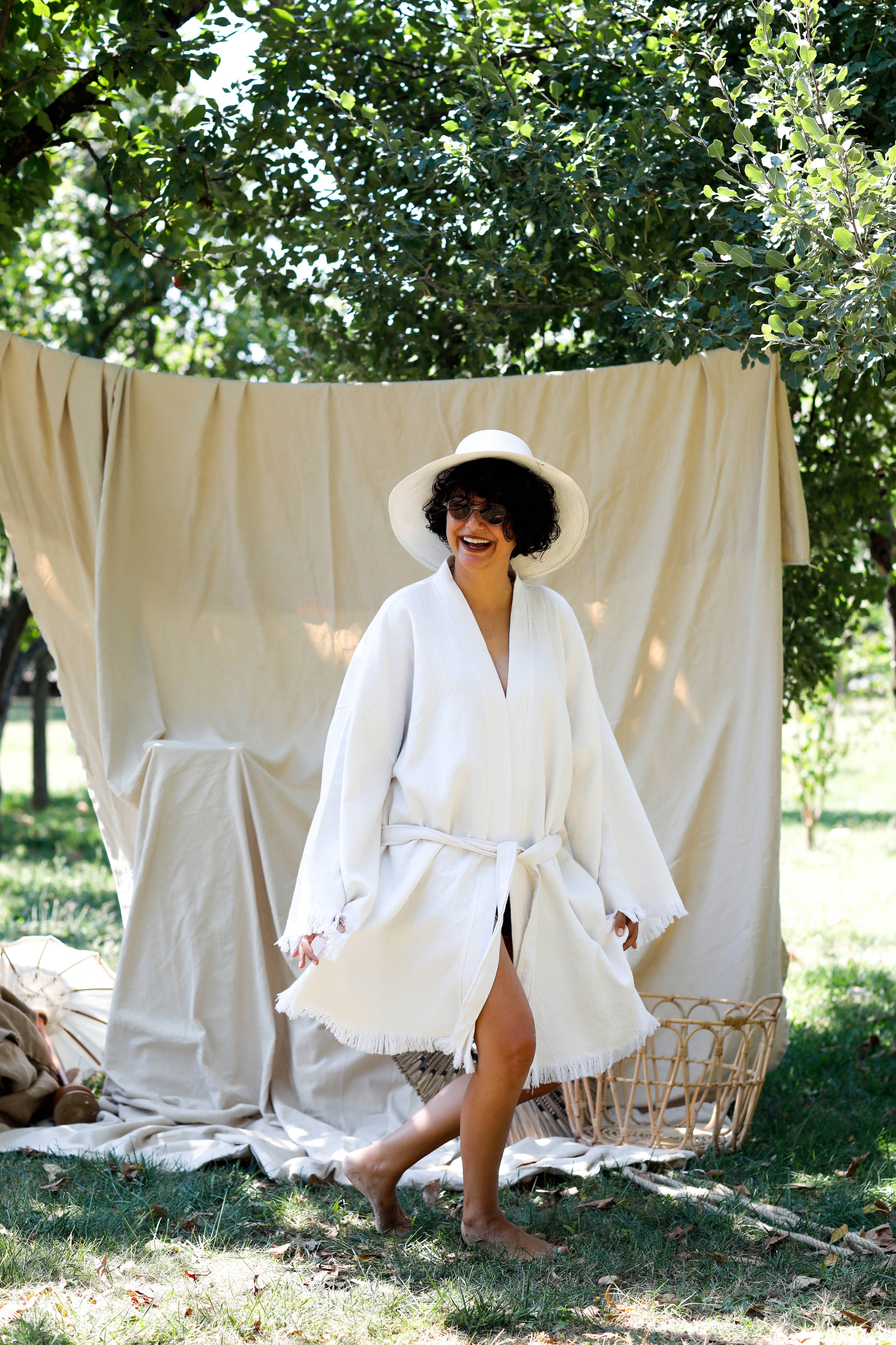 Evil Eyes Kaftan Kimono