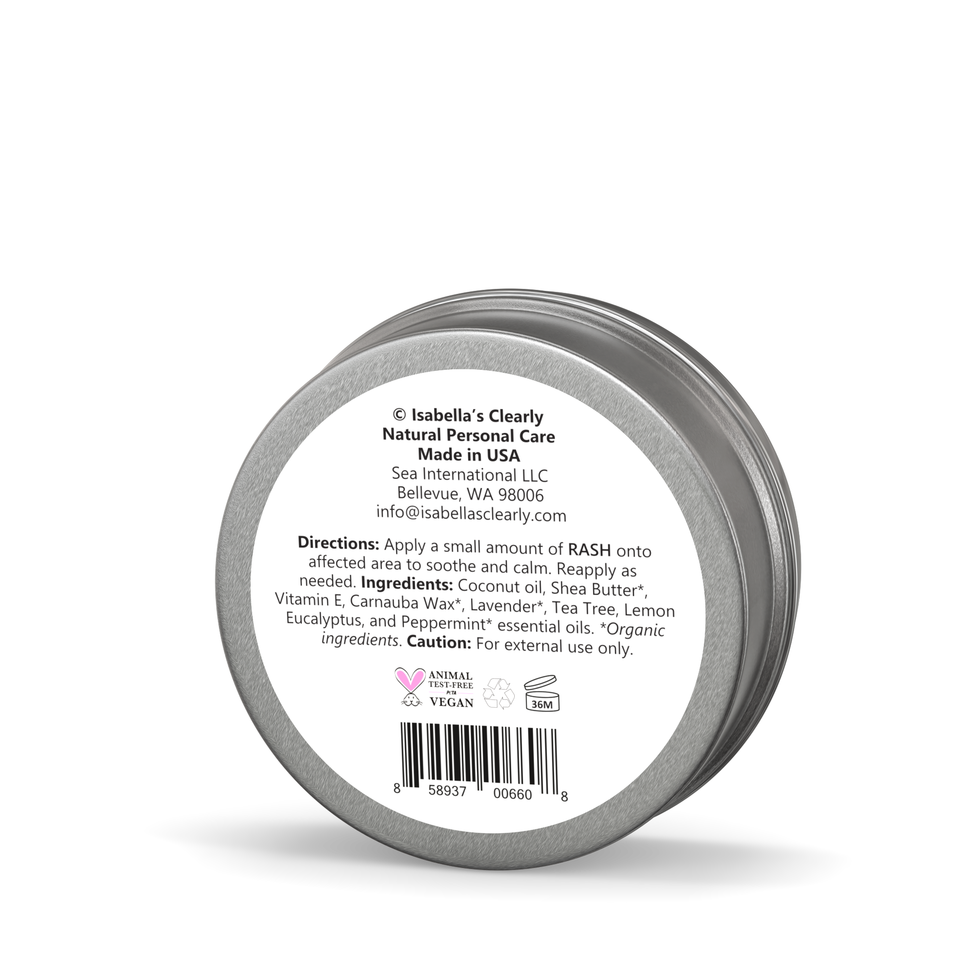 RASH, Anti-Fungal Balm for Rash and Itching