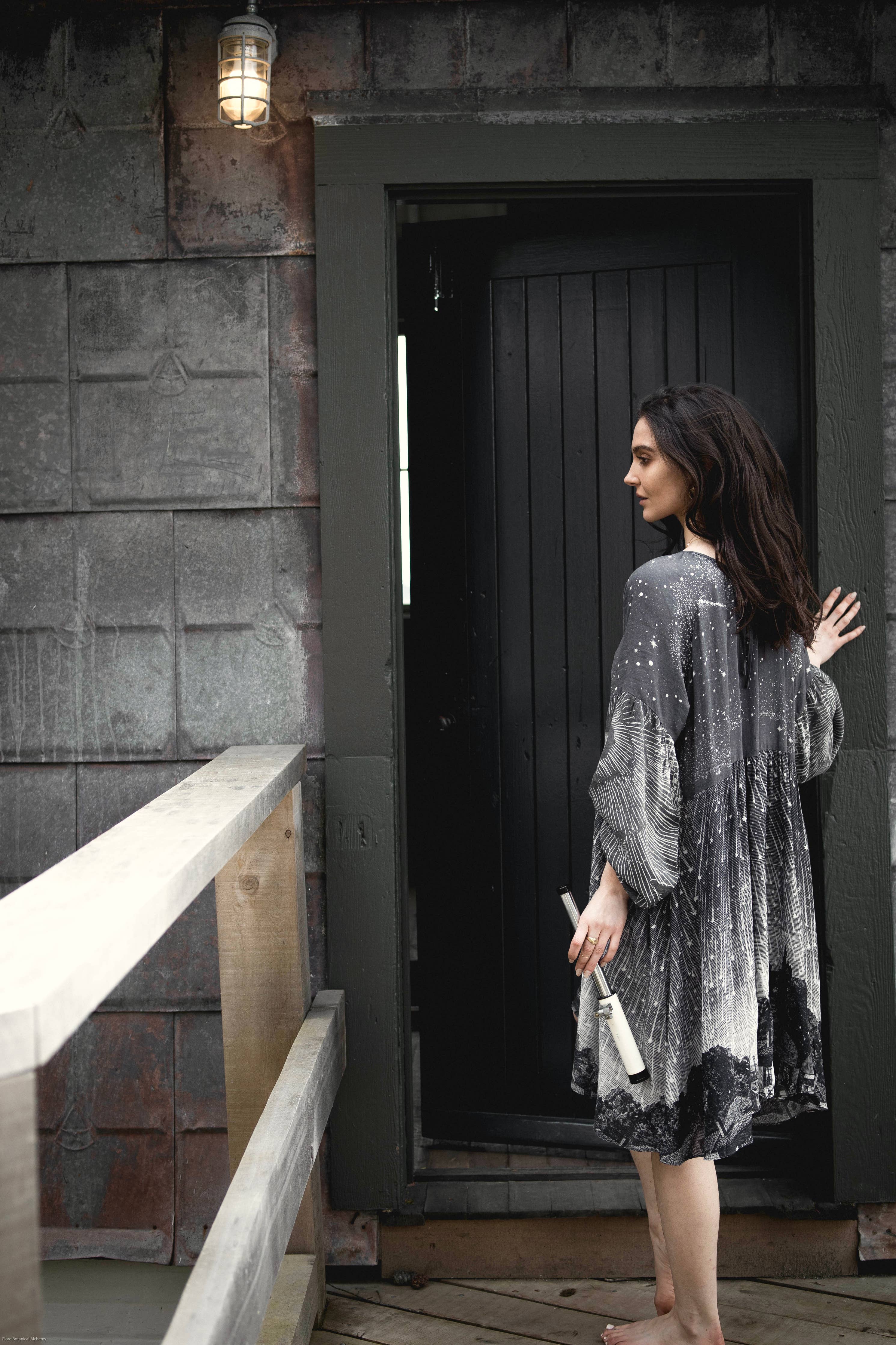 Stargazer Reversible Bamboo Frock Dress, Layering Tunic 