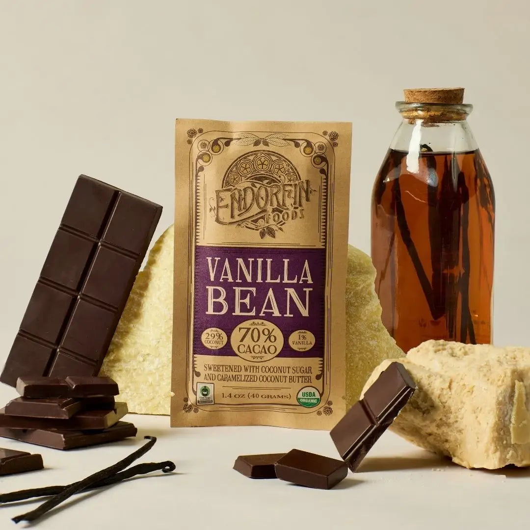 Vanilla Bean • Dark Chocolate Bar • 70% Cacao