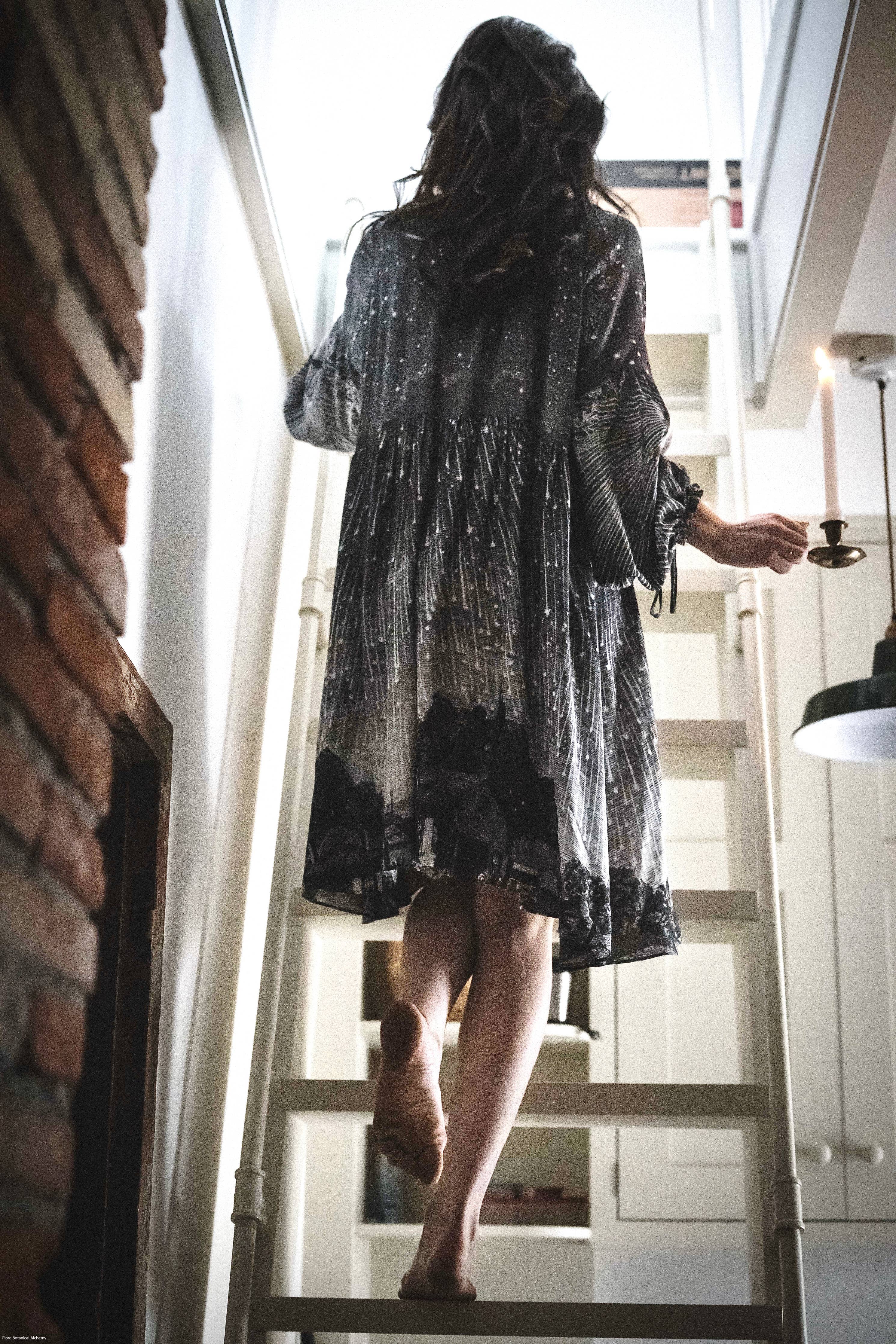 Stargazer Reversible Bamboo Frock Dress, Layering Tunic 