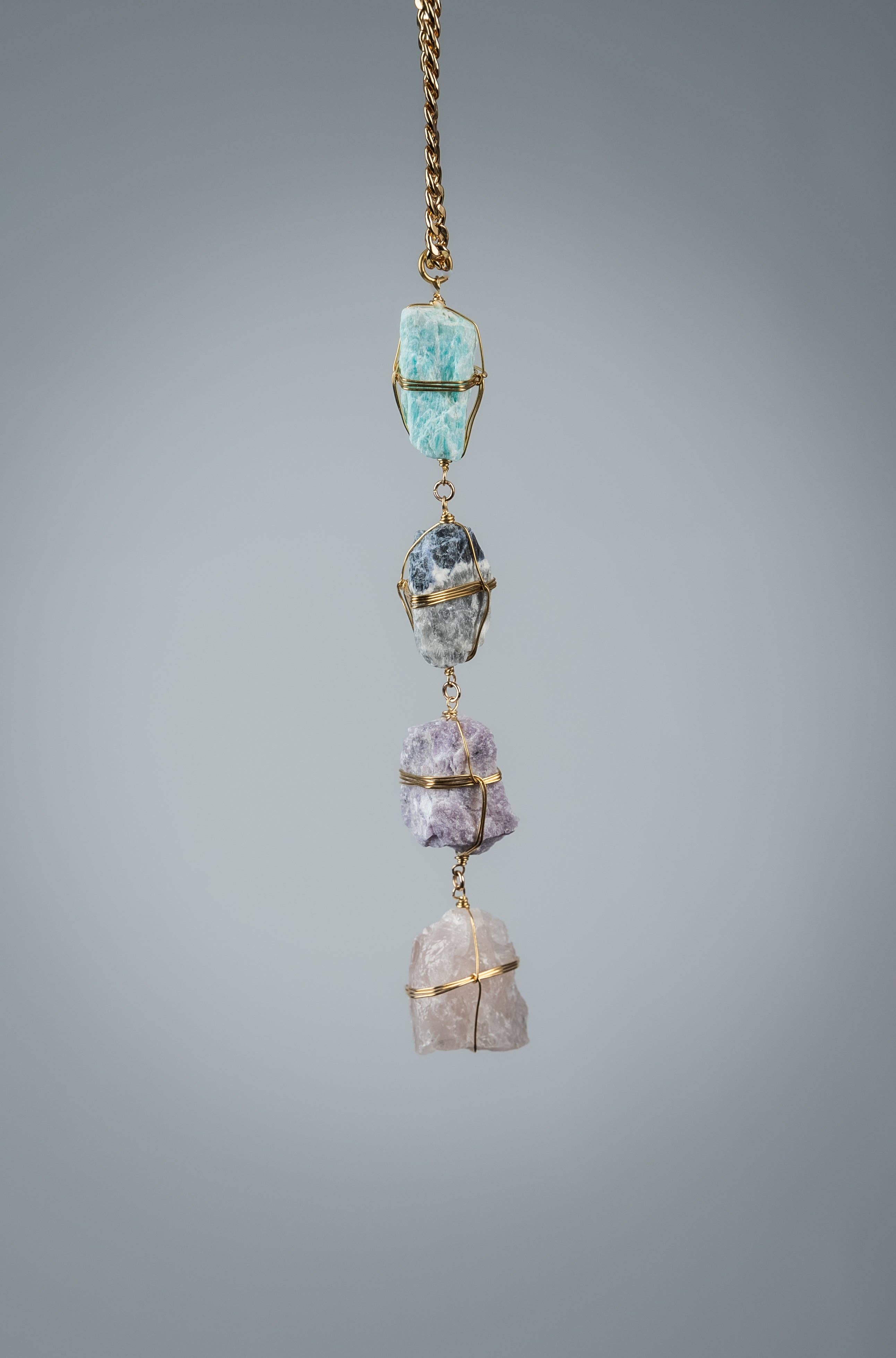 Healing Crystal Statement Necklace