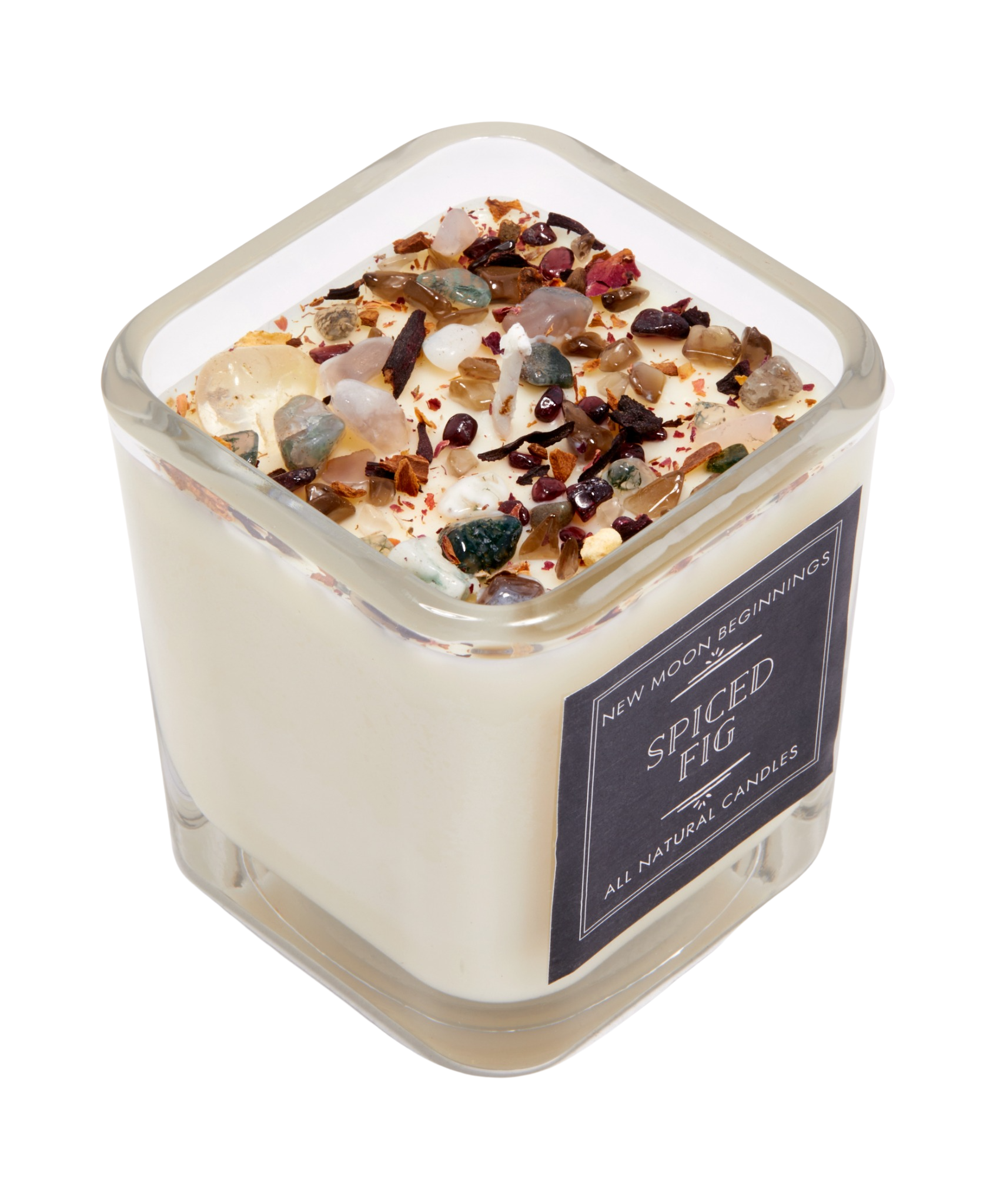 Spiced Fig Candles - Crystal Candles - Fall & Winter Candle