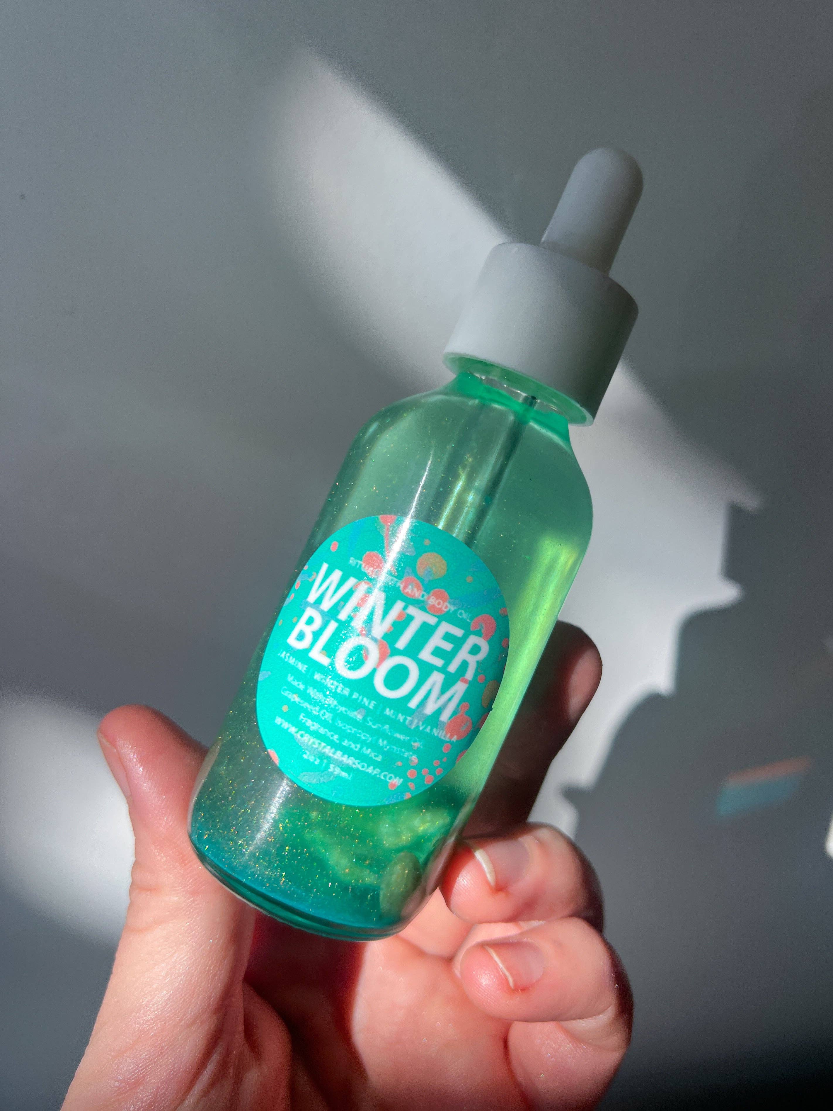 Winter Bloom | 2oz Crystal Infused Holiday Body Oil