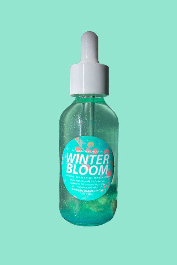 Winter Bloom | 2oz Crystal Infused Holiday Body Oil