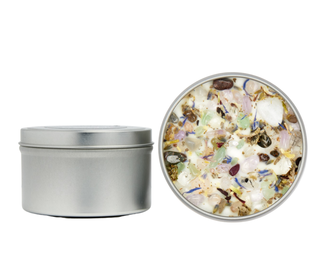 Ritual and Manifestation Candles, Soy Candle, Crystal Candle