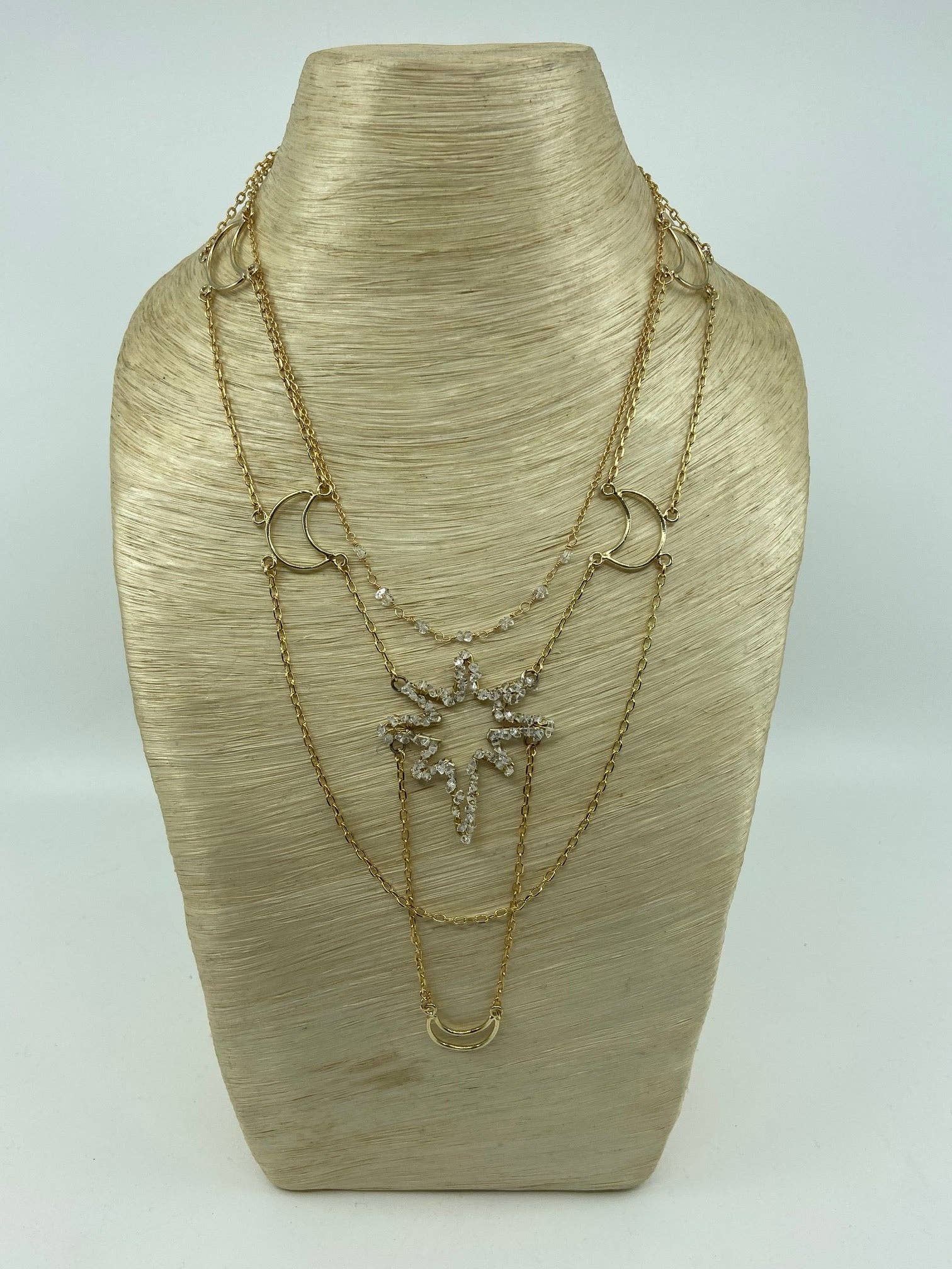 North Star Celestial Herkimer Diamond Necklace