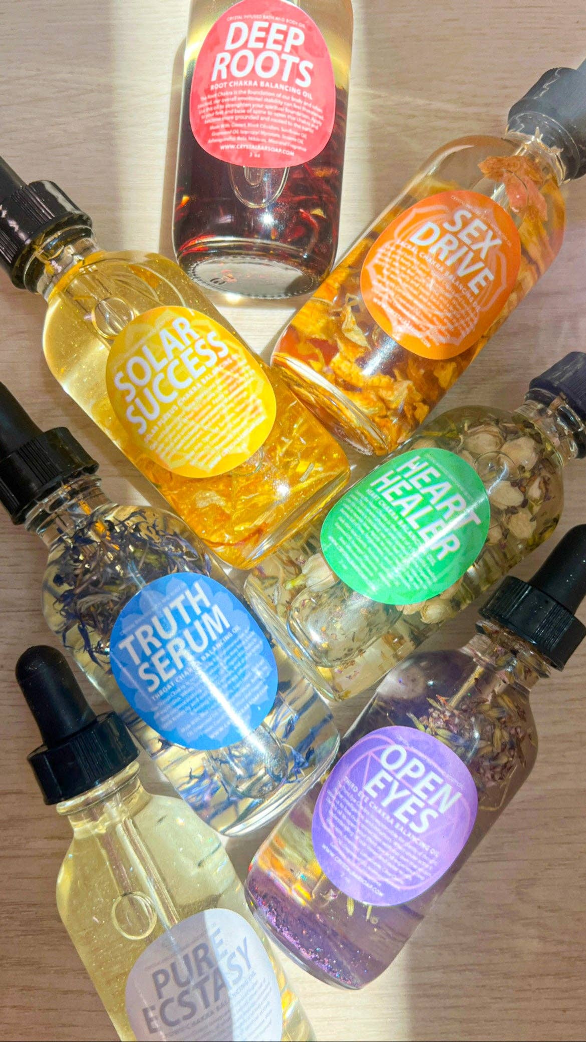 Essential Chakra Body Oil Set