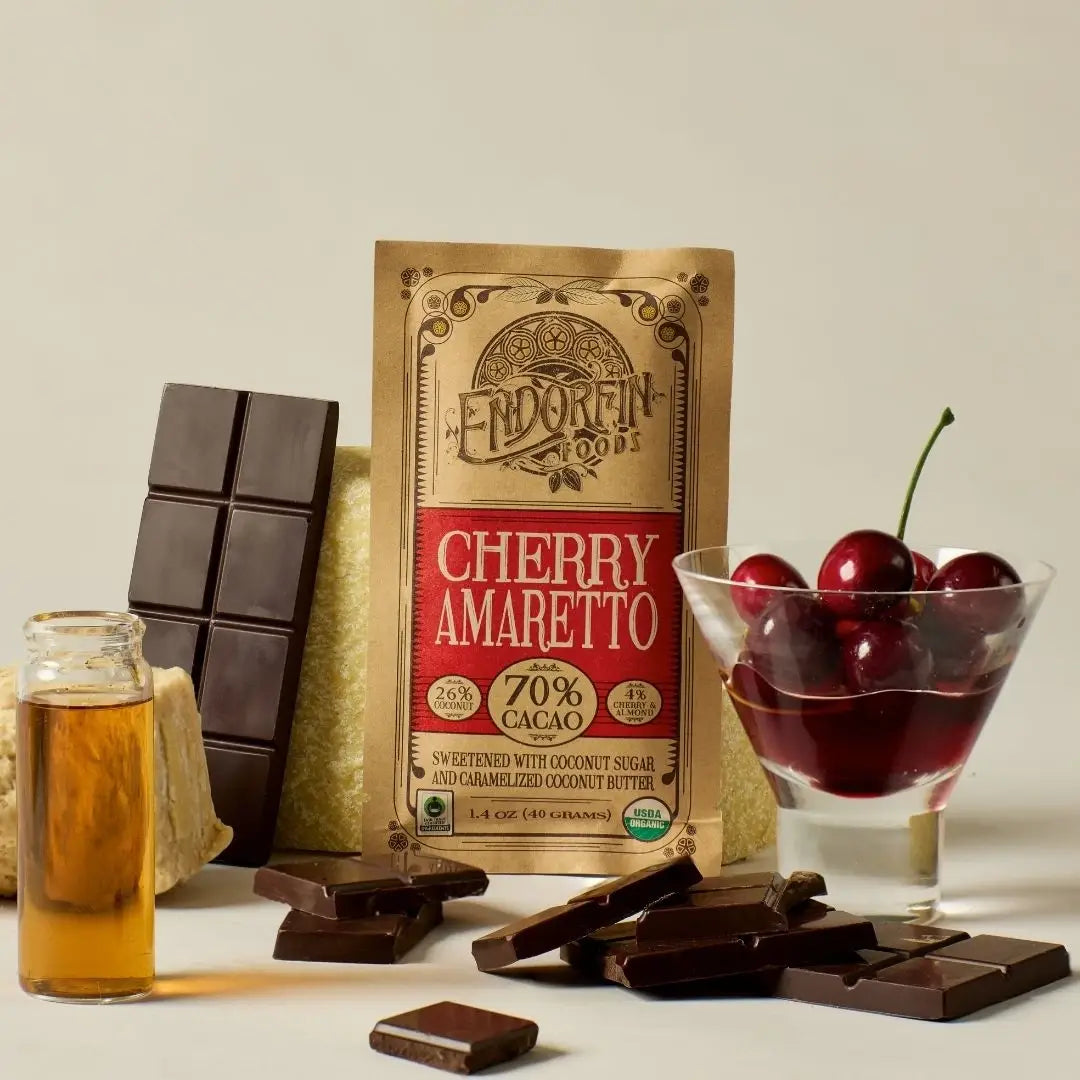 Cherry Amaretto • Dark Chocolate Bar • 70% Cacao