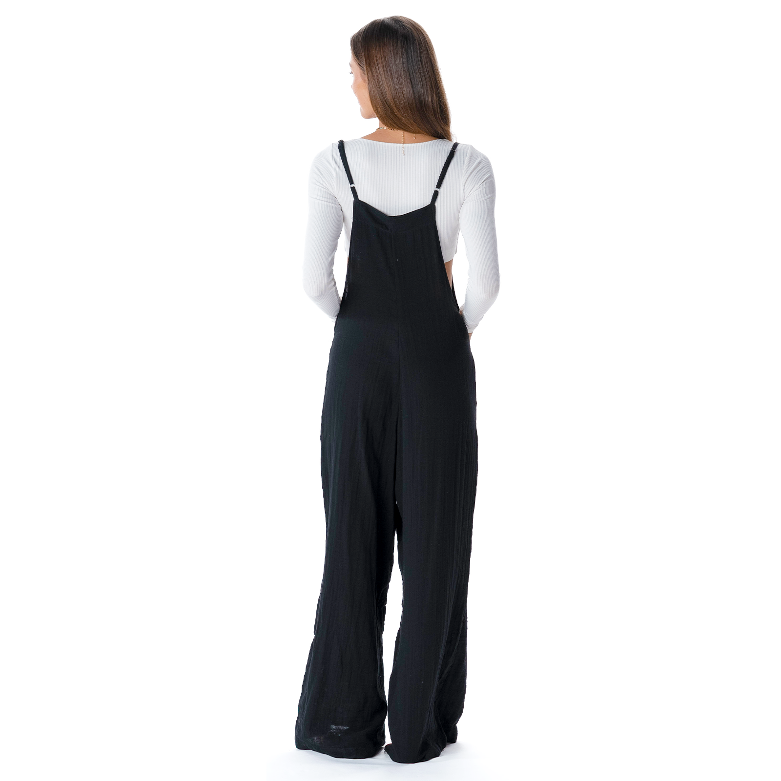 Black Nomad Jumpsuit (Adjustable Straps)