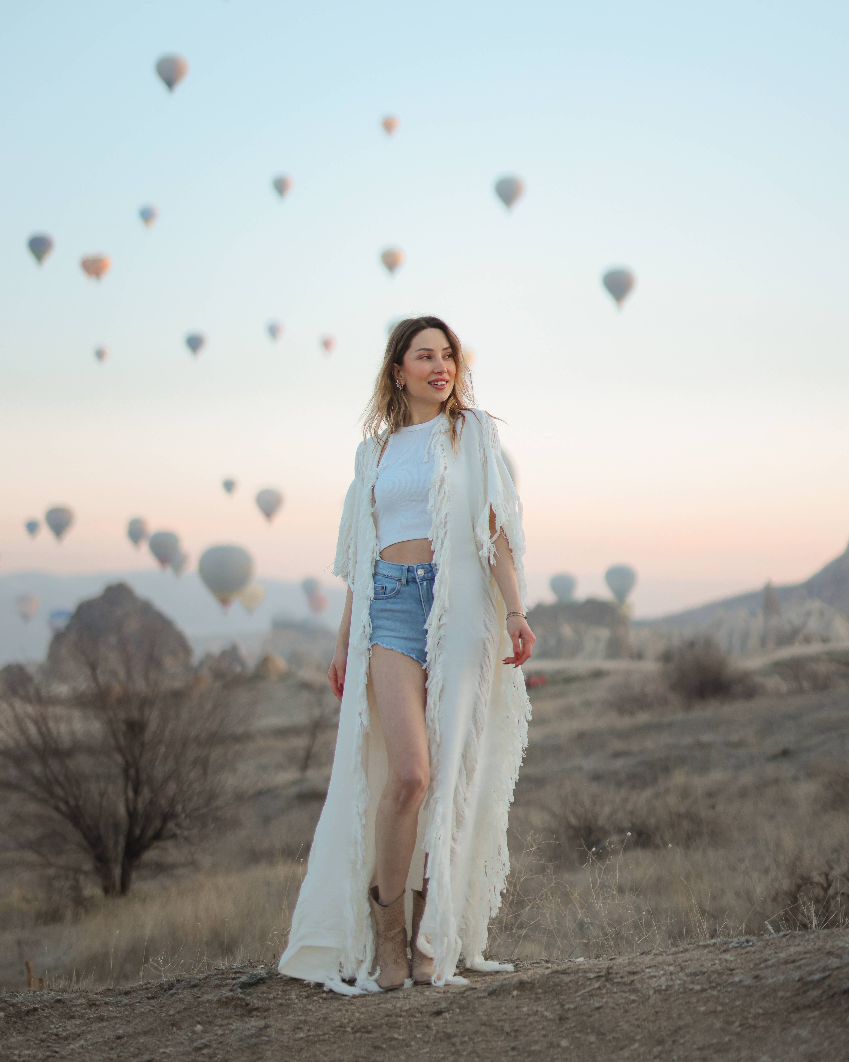 Frayed Festival Kimono Dress