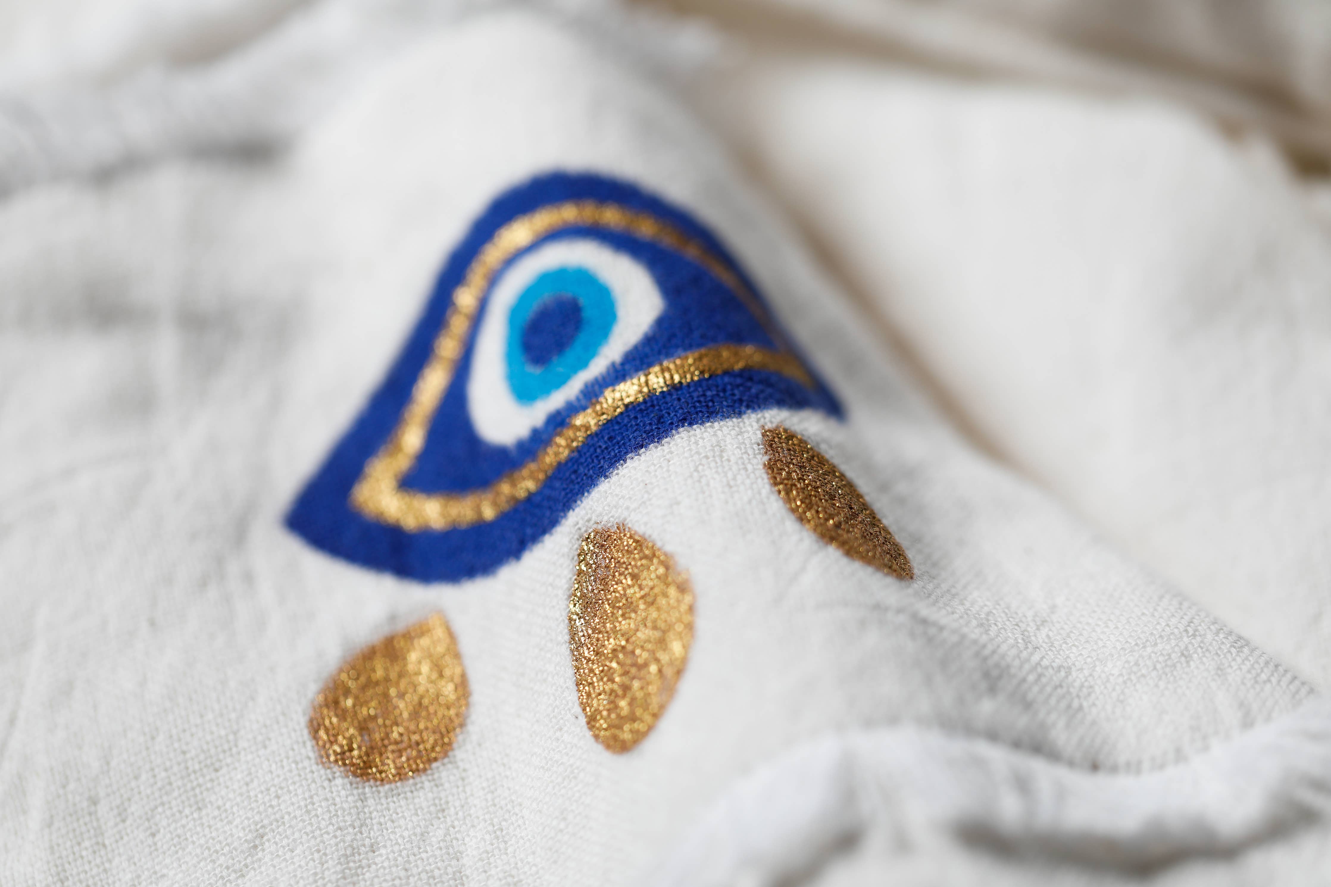 Evil Eyes Kaftan Kimono