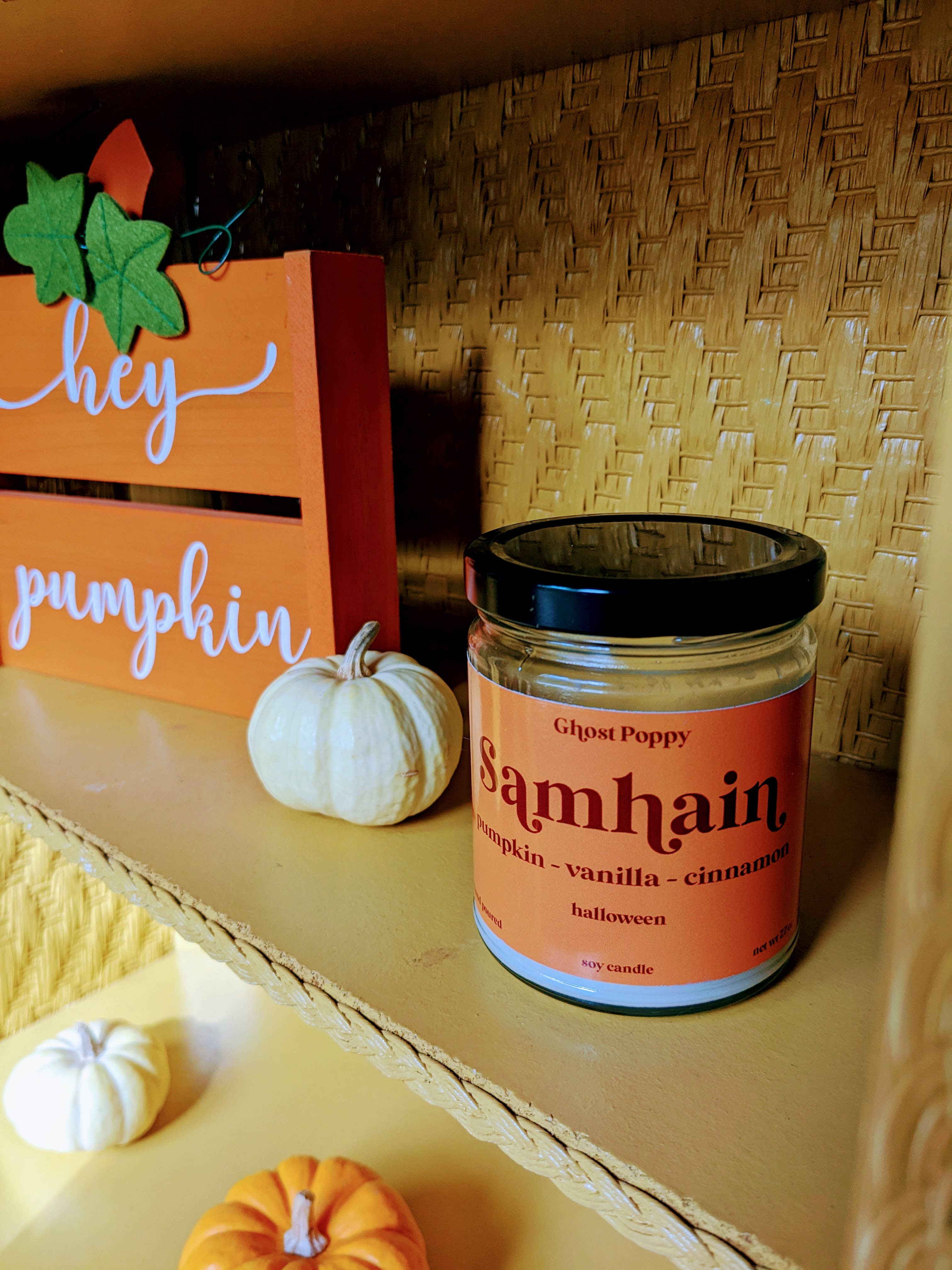 Samhain Halloween Candle