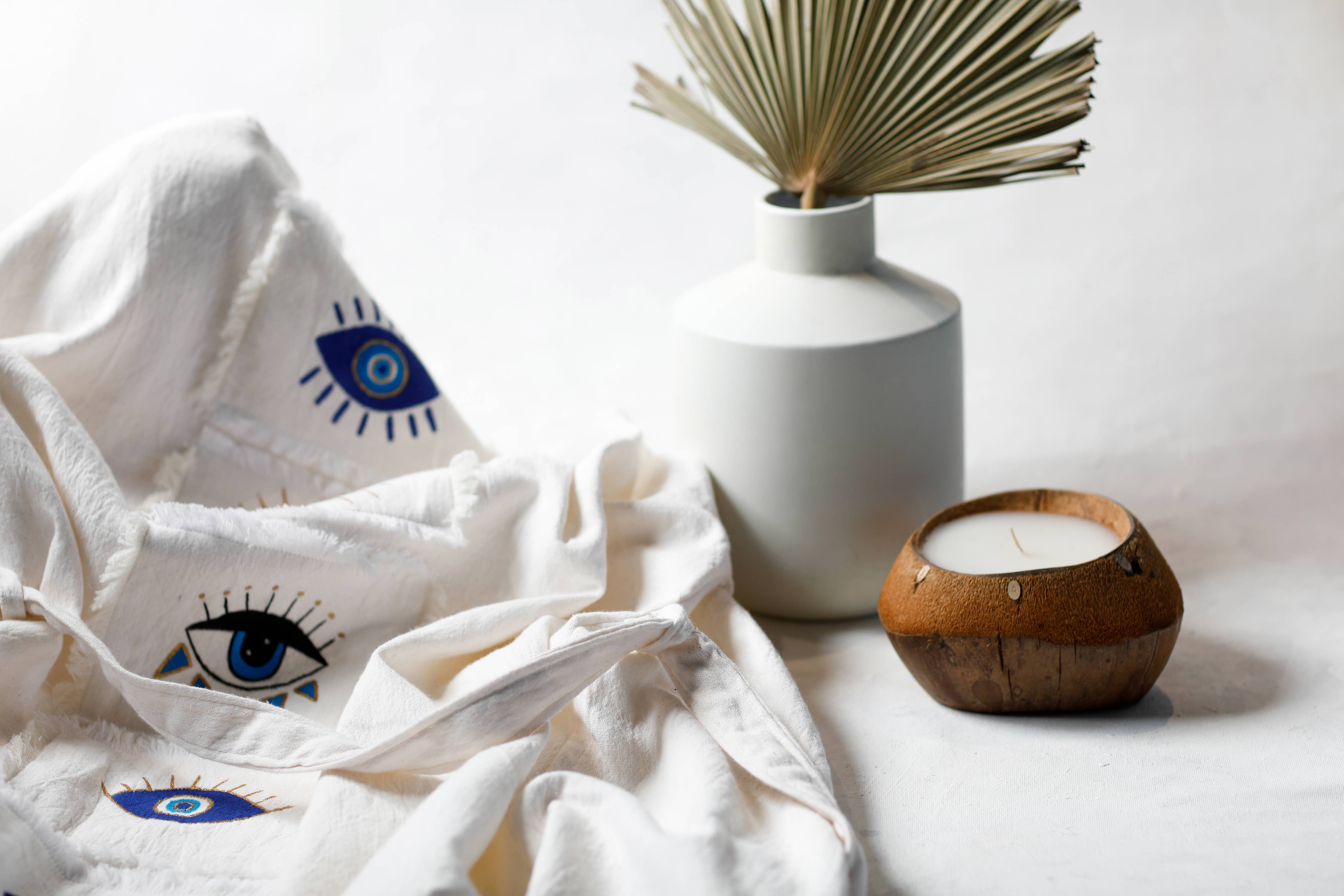 Evil Eyes Kaftan Kimono