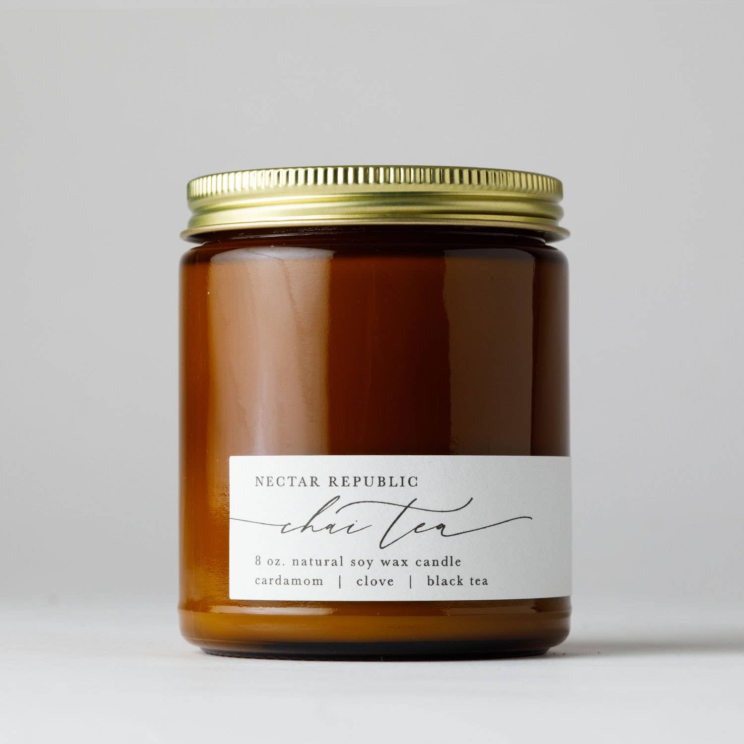 Chai Tea : Jar Soy Candle  ( Fall Holiday Christmas )