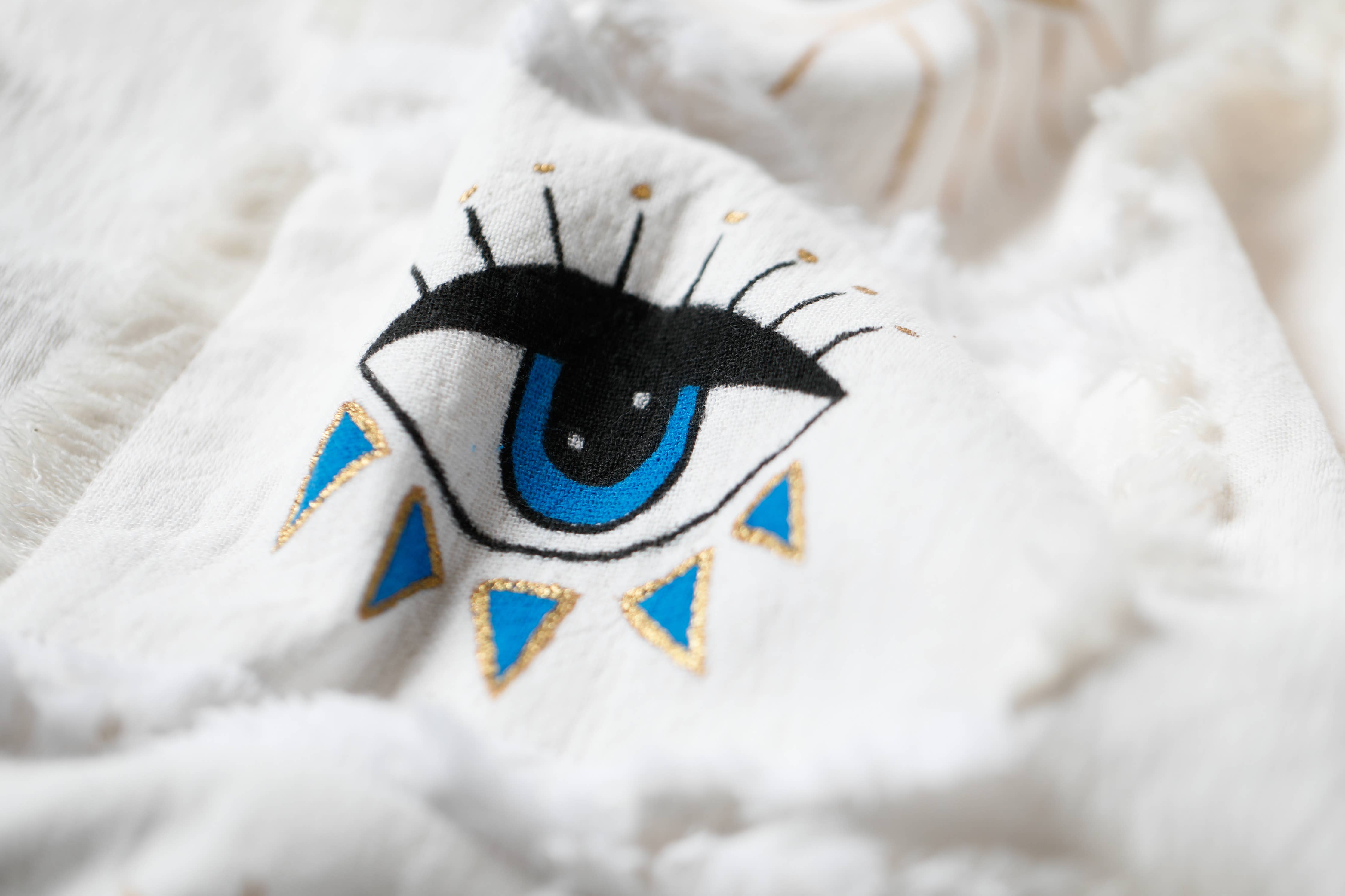 Evil Eyes Kaftan Kimono