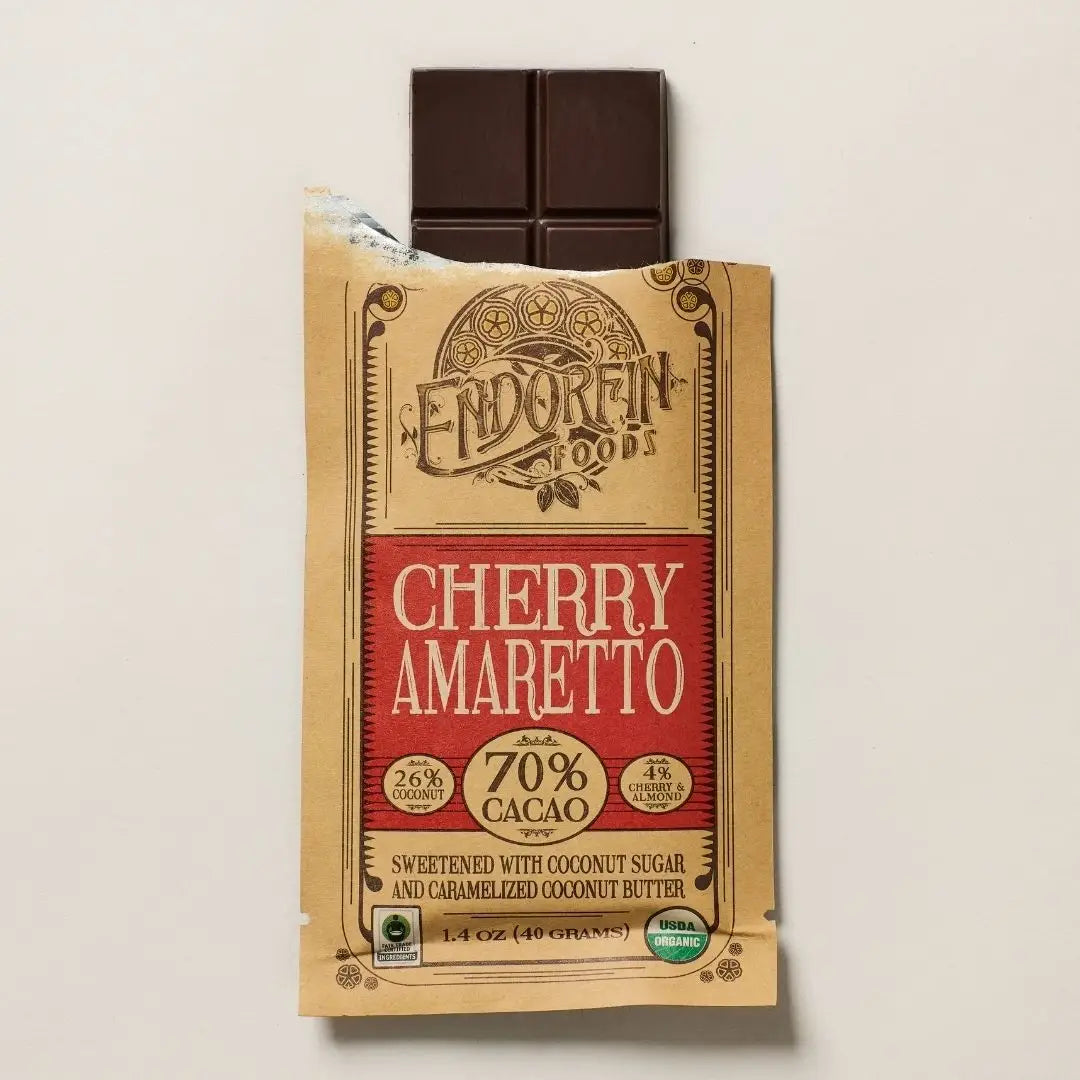 Cherry Amaretto • Dark Chocolate Bar • 70% Cacao