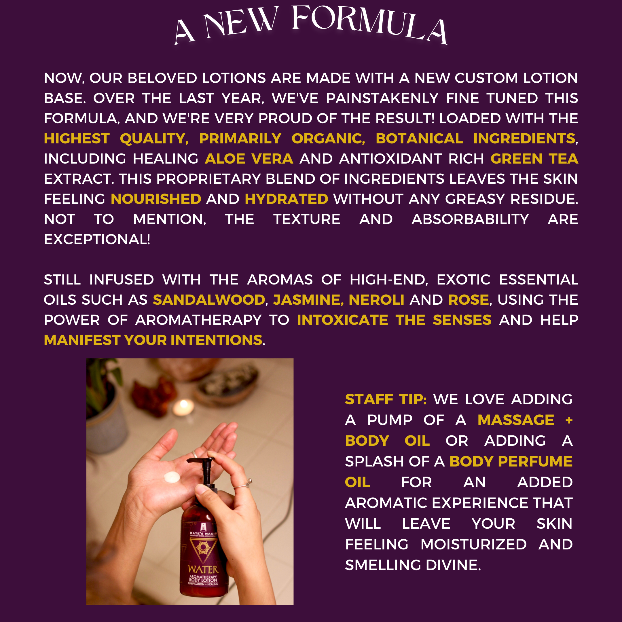 AROMATHERAPY BODY LOTION - Earth