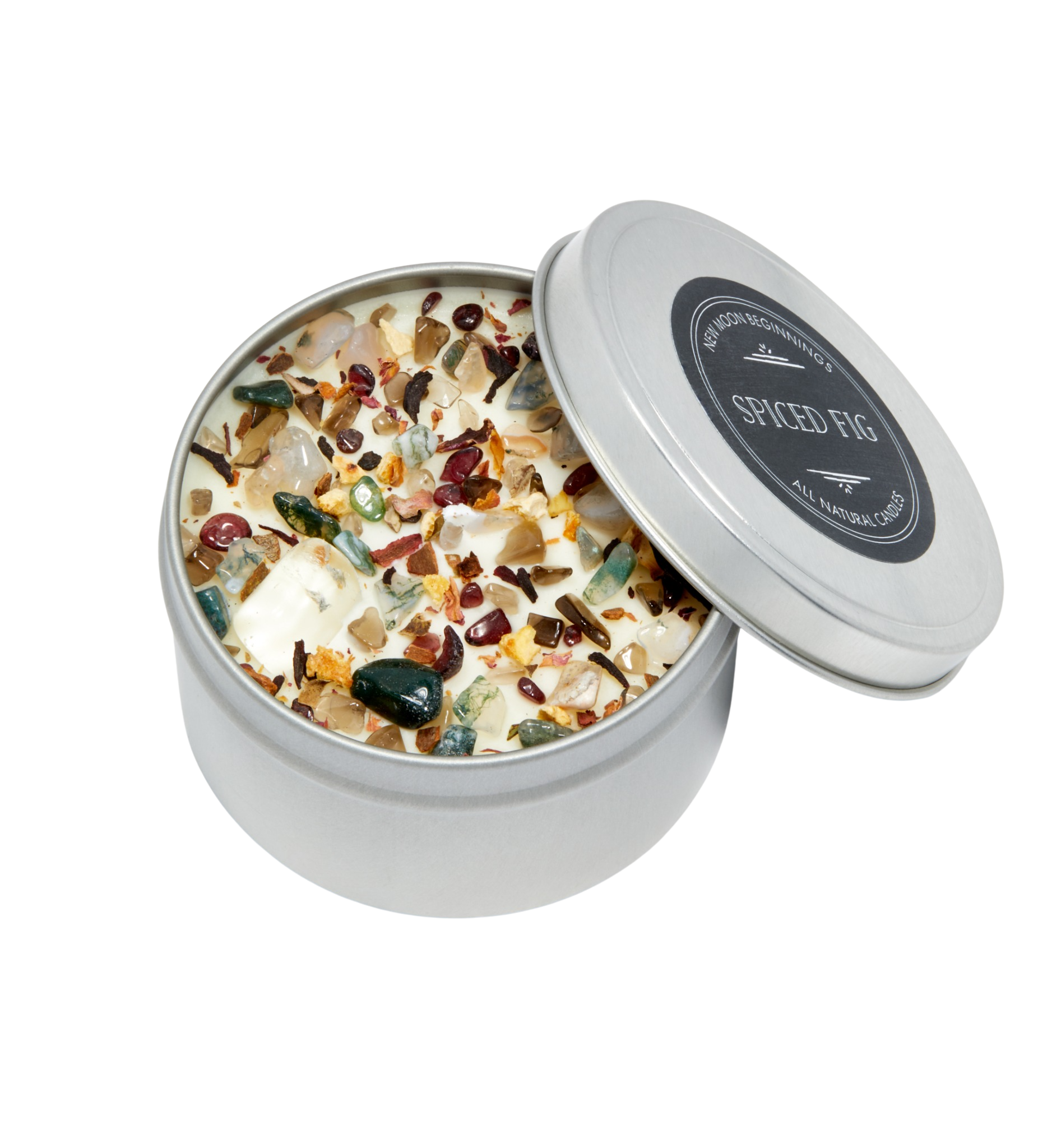 Spiced Fig Candles - Crystal Candles - Fall & Winter Candle