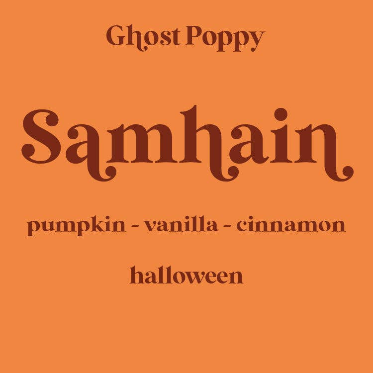 Samhain Halloween Candle